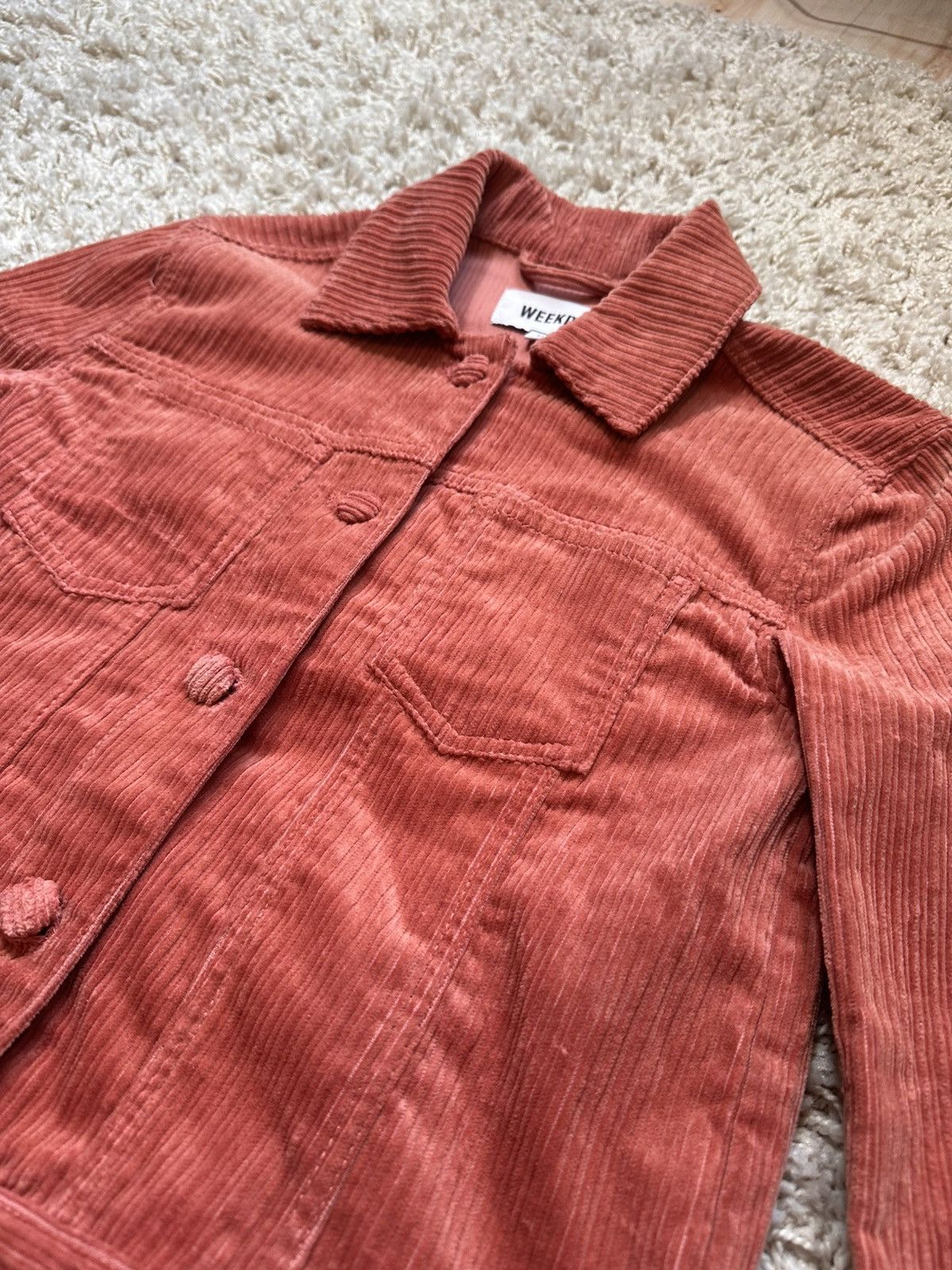 Weekday Weekday distressed corduroy jacket Size S / US 4 / IT 40 - 7 Thumbnail