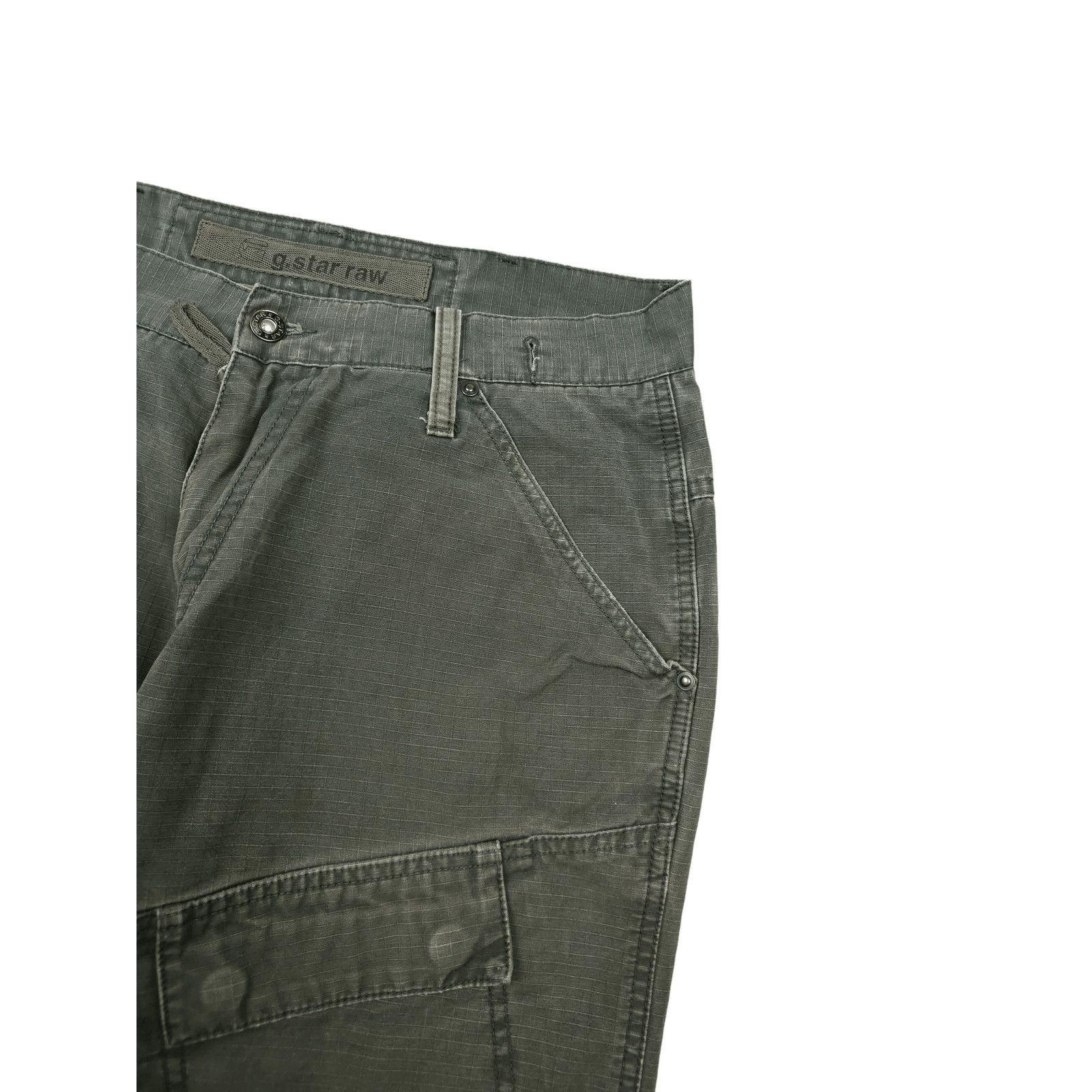 G-Star × Japanese Brand 💎 32/32 G-star RAW 3D Cargo Loose Pants Jeans Utility Y2K Size US 32 / EU 48 - 7 Thumbnail