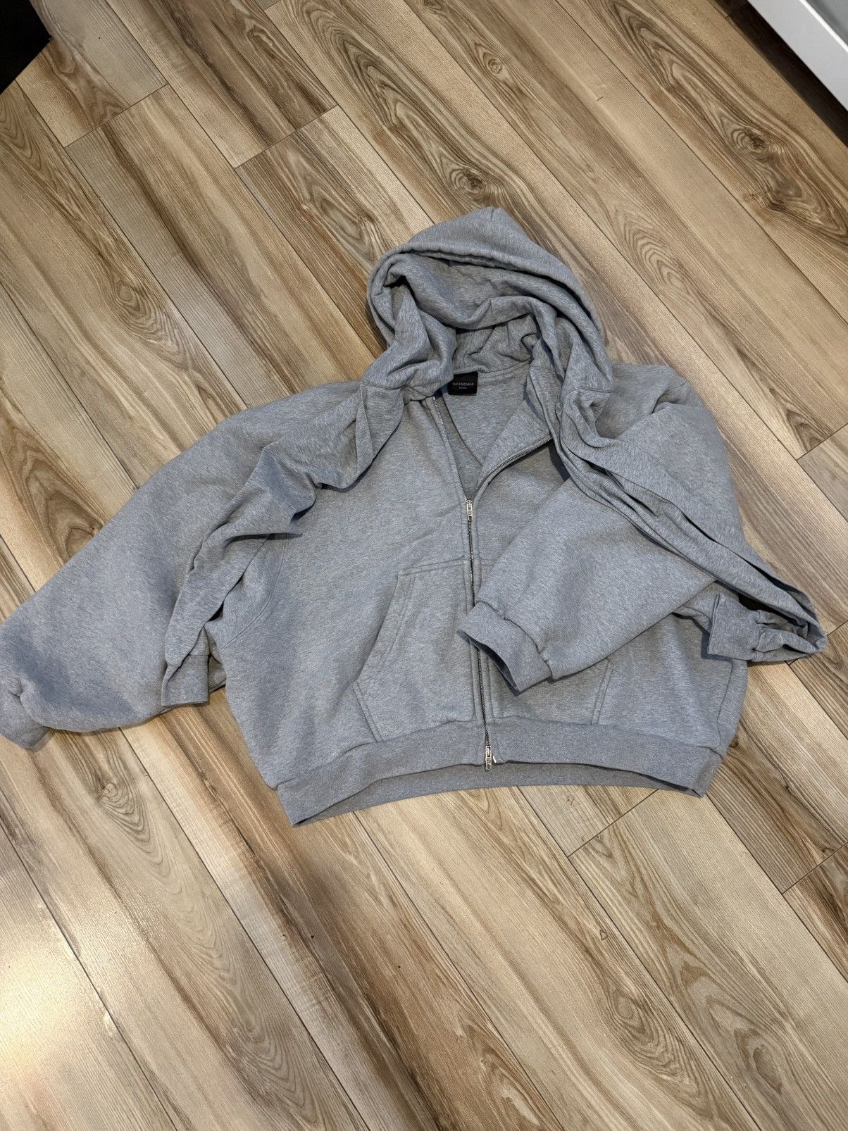 Balenciaga Balenciaga grey Incognito Hoodie Size US S / EU 44-46 / 1 - 1 Thumbnail
