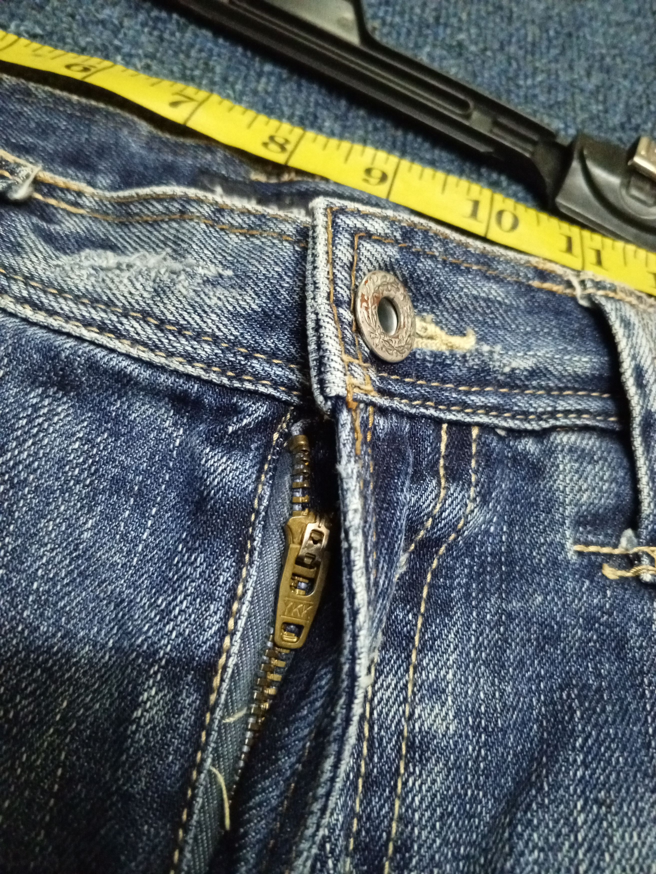 Japanese Brand BIT BLUE SCOLAR JEANS RARE Size US 32 / EU 48 - 7 Thumbnail