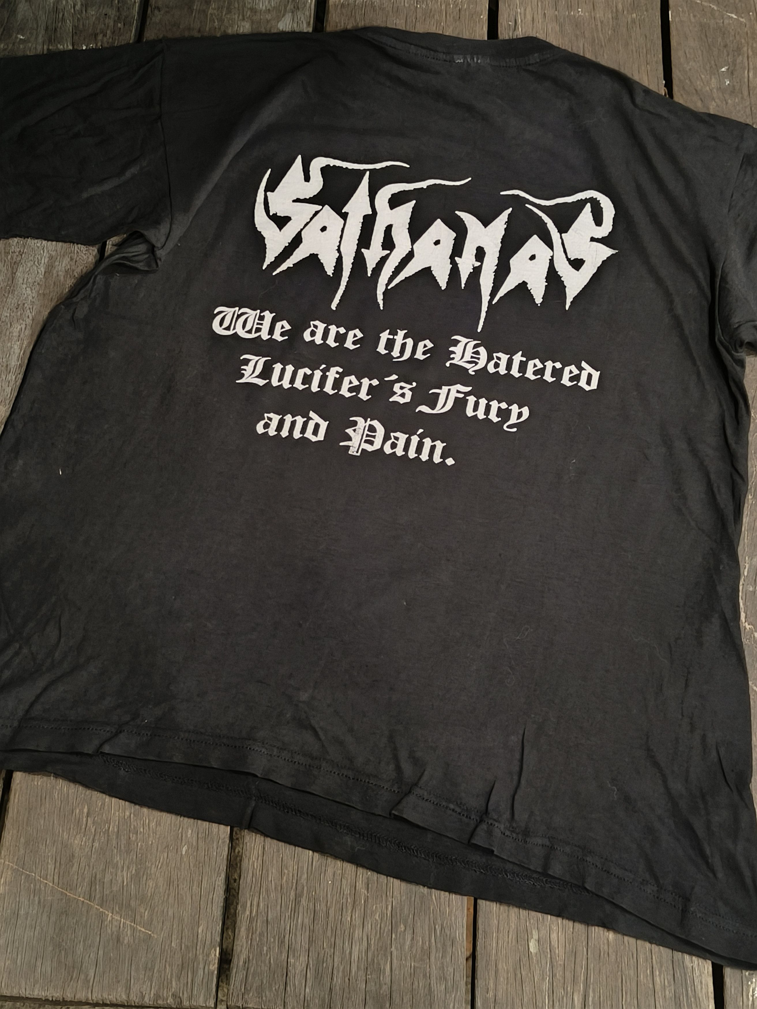 Band Tees Vintage Sathanas (warlords of death) shirt Size US L / EU 52-54 / 3 - 4 Thumbnail