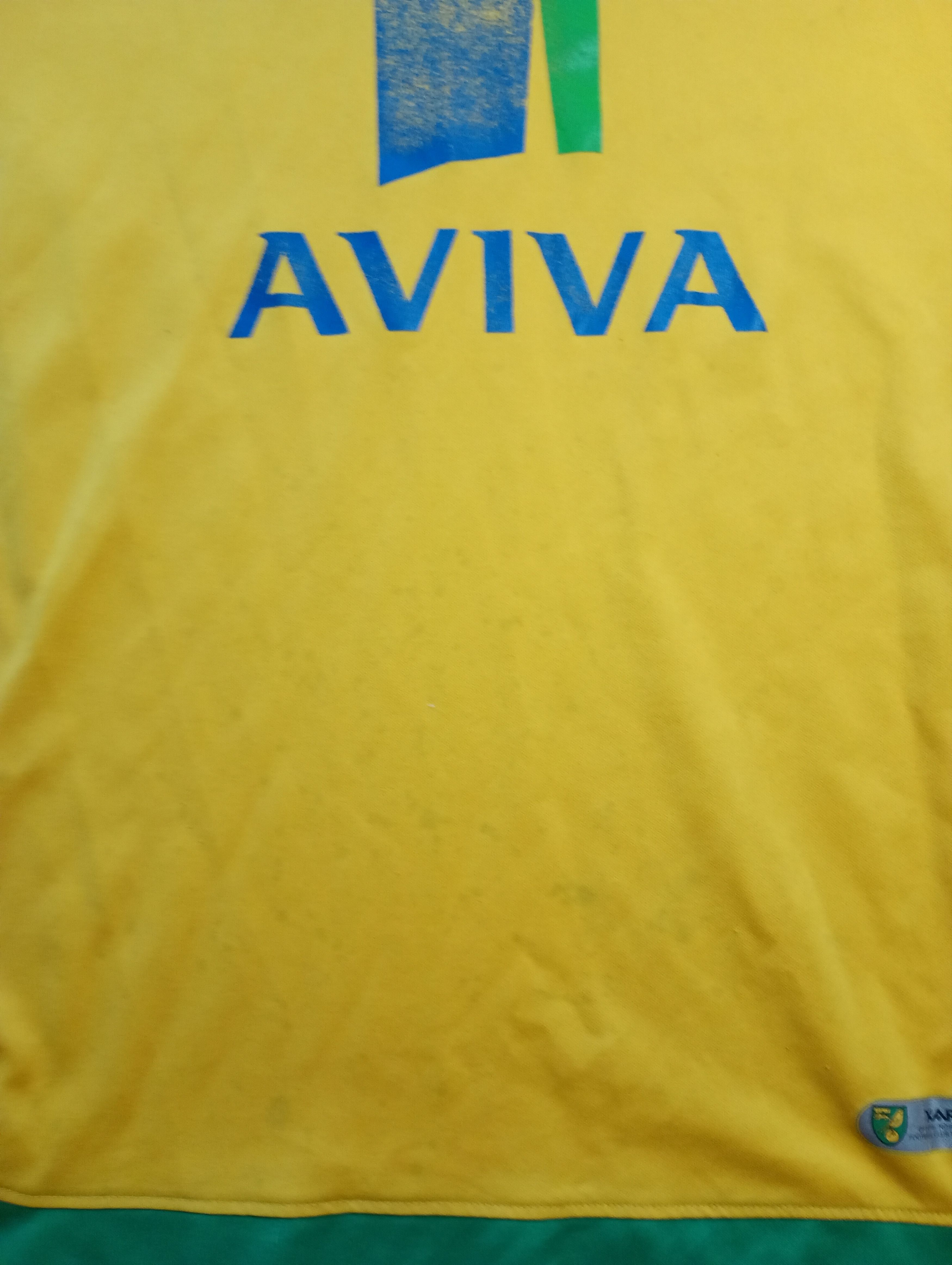Vintage Xara Norwich City Jersey 2008-2010 Size US XL / EU 56 / 4 - 7 Thumbnail