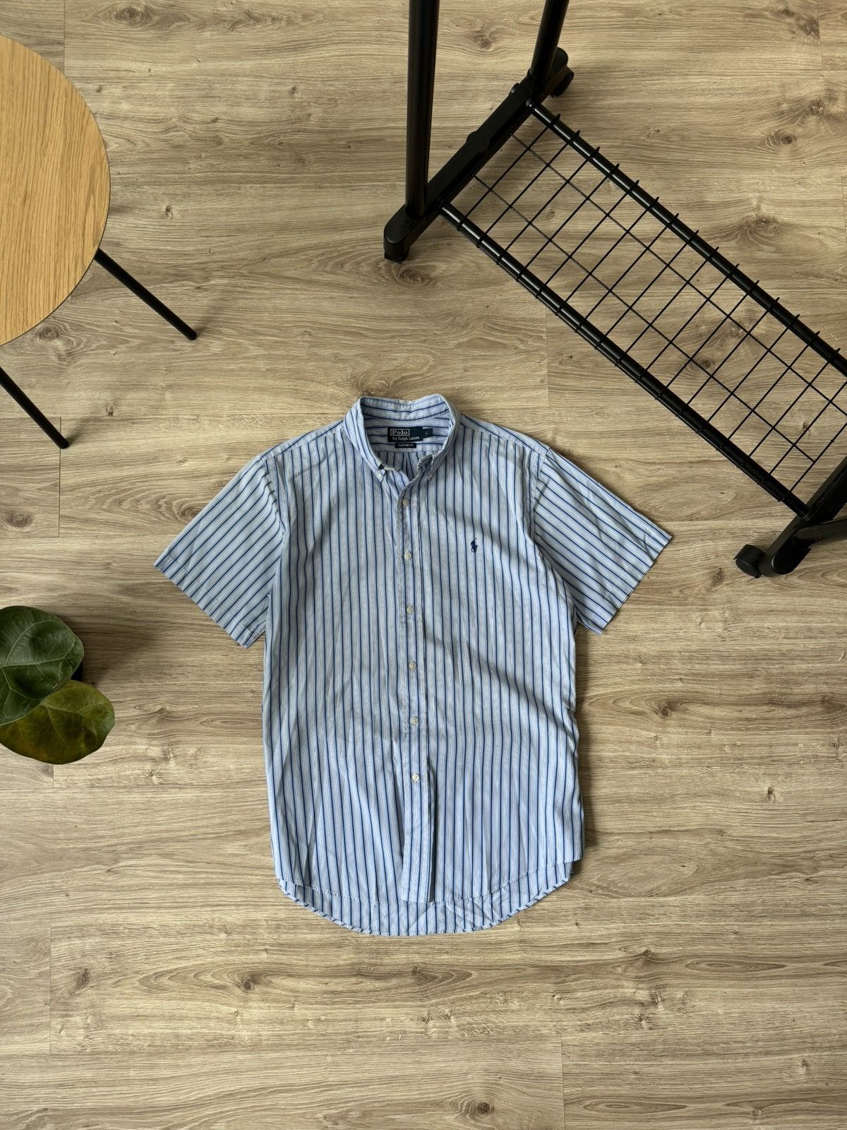 Ralph Lauren Vintage Polo Ralph Lauren Striped Classic Work Shirt Size US L / EU 52-54 / 3 - 2 Thumbnail