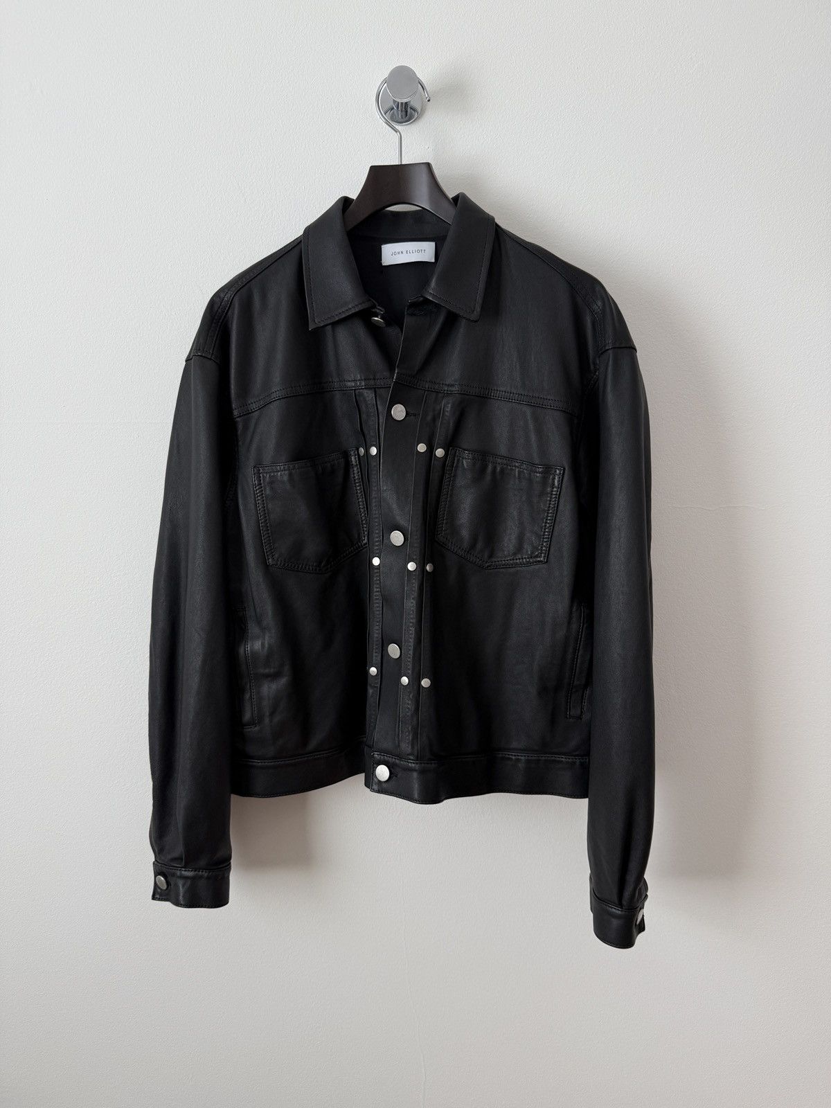 Leather Moto Jacket / Black