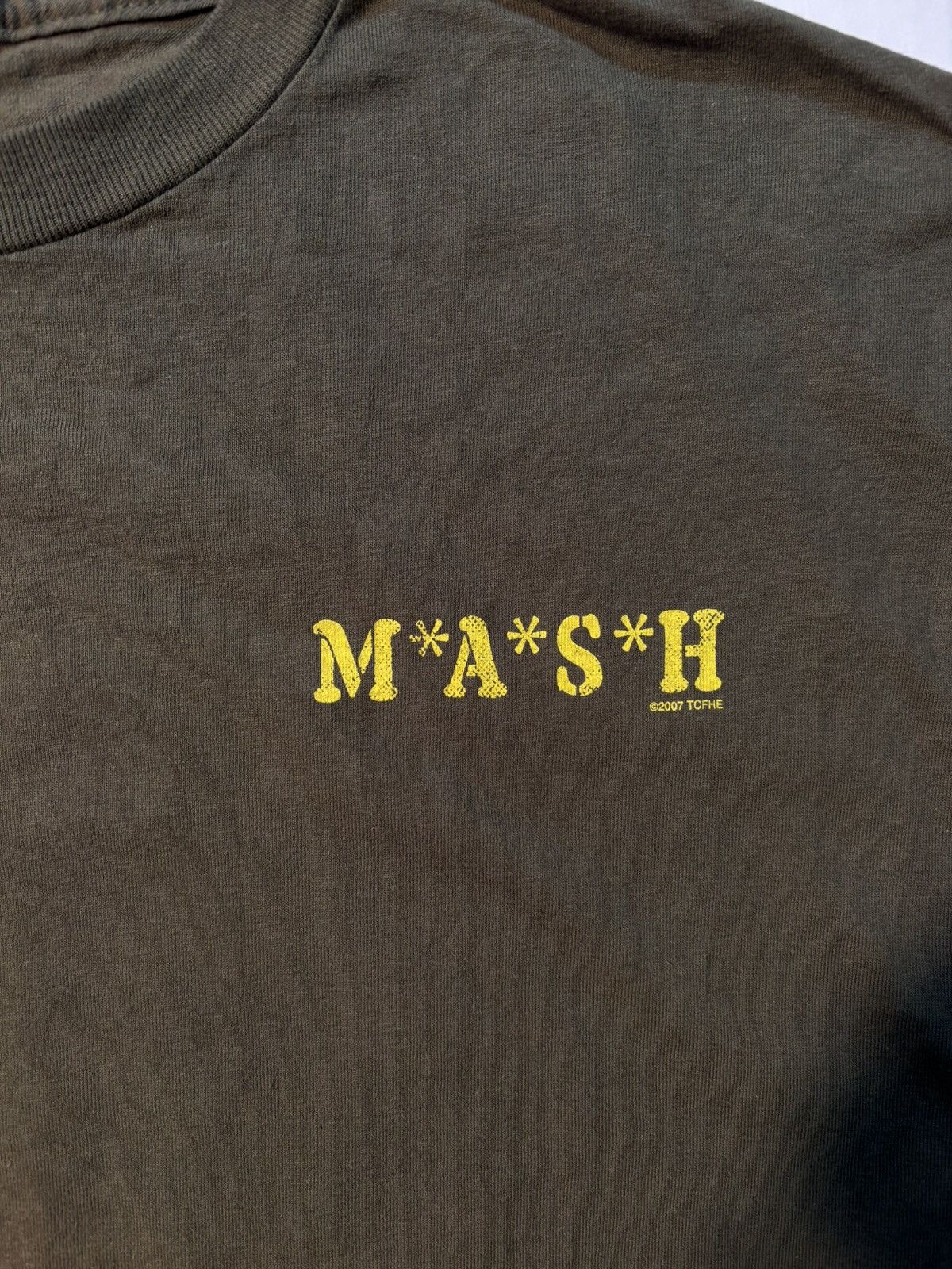 Alstyle Vtg MASH TV Series Promo Cross Military Army Green Y2K Mens Size US L / EU 52-54 / 3 - 2 Thumbnail