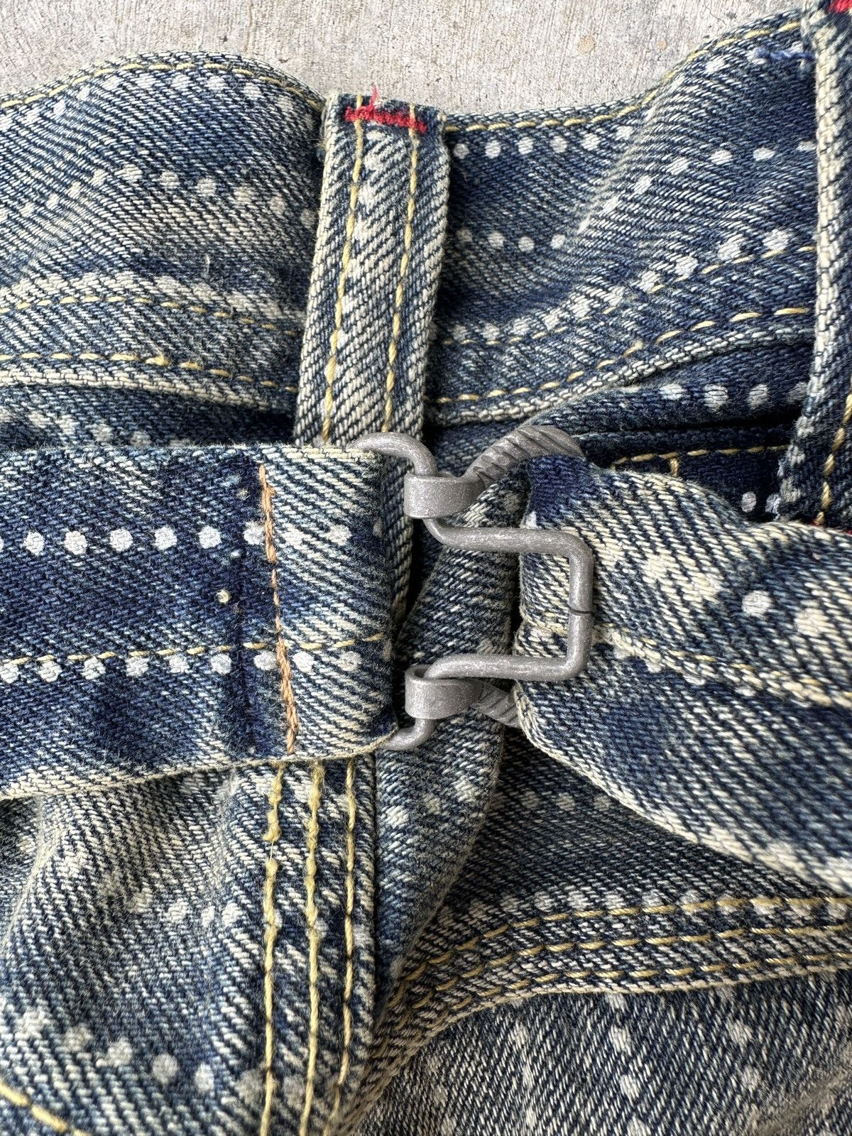 Japanese Brand Wabash Buckleback Double Knee Dungaree Striped Union Kountry Size US 36 / EU 52 - 20 Thumbnail