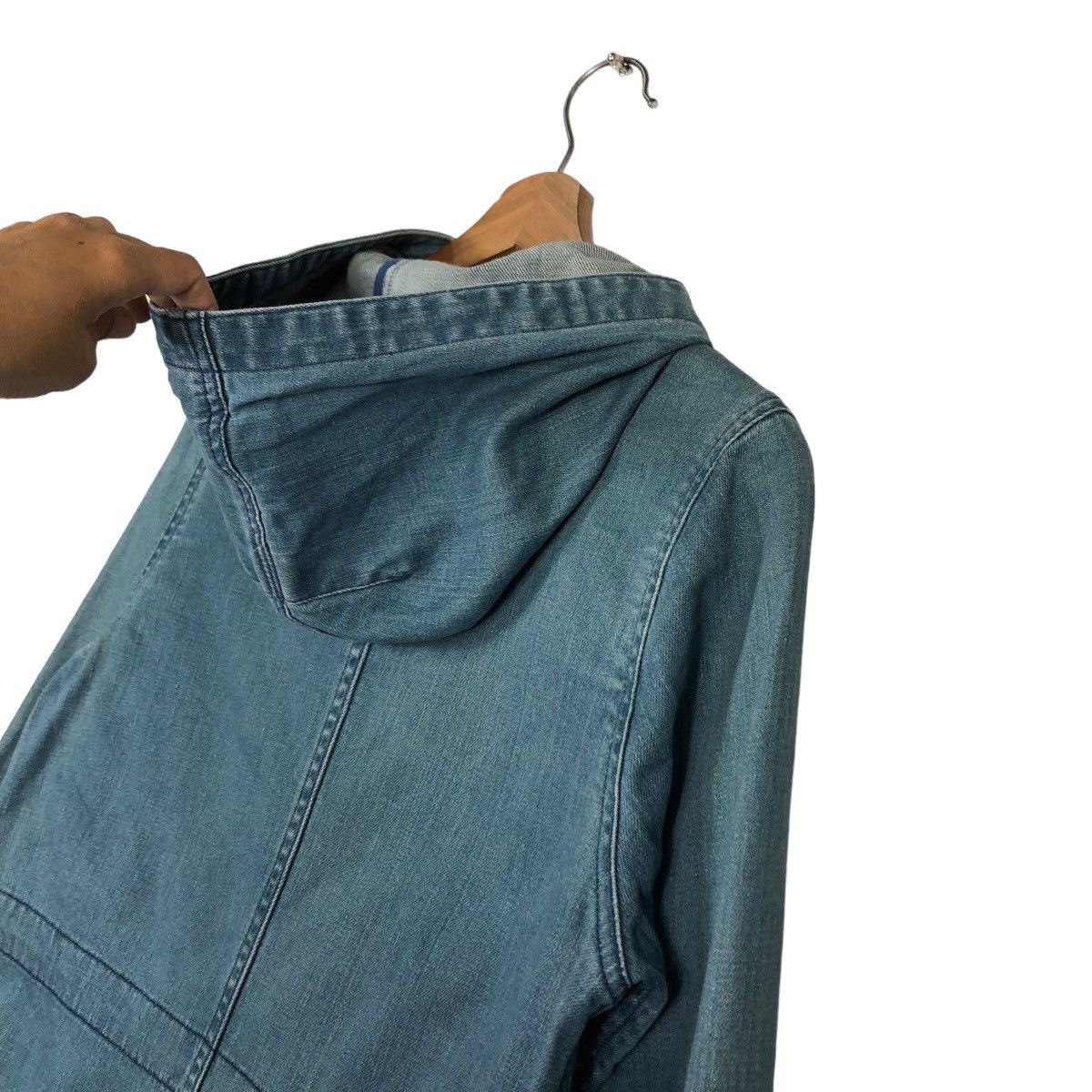 Hysteric Glamour 🔥Denim Bondage Biker Jacket Parachute X Girl Japan Size US S / EU 44-46 / 1 - 9 Thumbnail