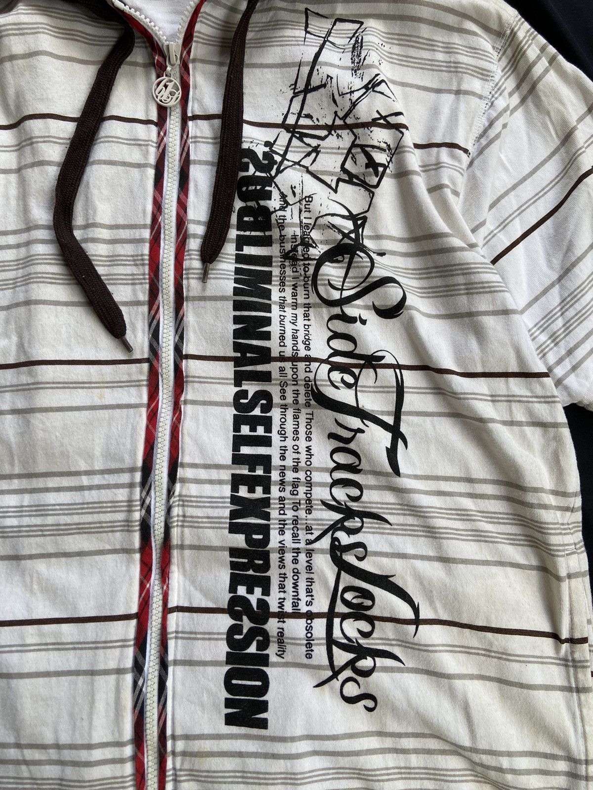 Japanese Brand B-ONE SOUL SUBLIMINAL SELF EXPRESSION JAPAN ZIP STYLE Size US L / EU 52-54 / 3 - 4 Thumbnail
