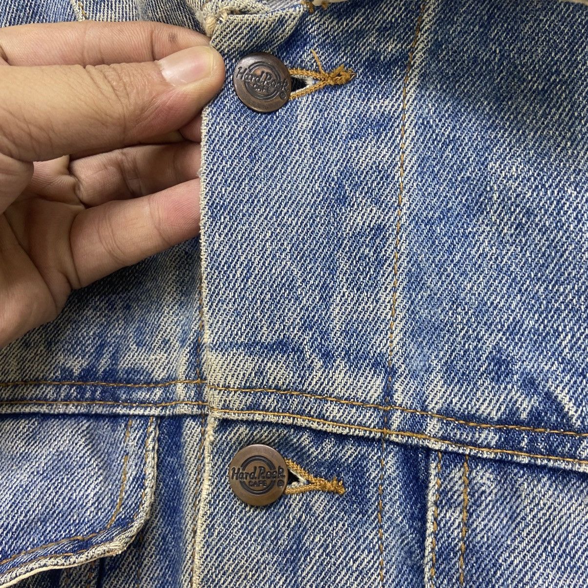 Hard Rock Cafe Vintage Hard Rock Cafe Bangkok Denim Trucker Jacket Size US M / EU 48-50 / 2 - 8 Thumbnail