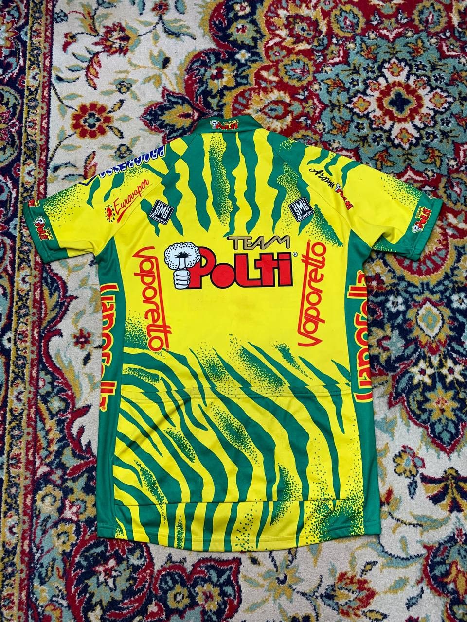 Santoni Team Polti Vintage SMS Santini Cycling Jersey Men's Size XXL Size US XXL / EU 58 / 5 - 4 Thumbnail