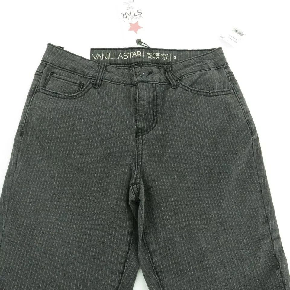 Other Vanilla Star Women's Mid Rise Skinny Jeans Size 5 NWT Size 27" / US 4 / IT 40 - 6 Thumbnail