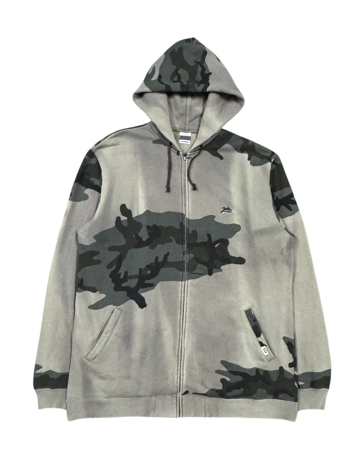 Hiroshi Fujiwara × Montage × Vintage Vtg🔥90’s Montage Glyph Camoflouge Fullzipper Hoodies Size US L / EU 52-54 / 3 - 1 Thumbnail