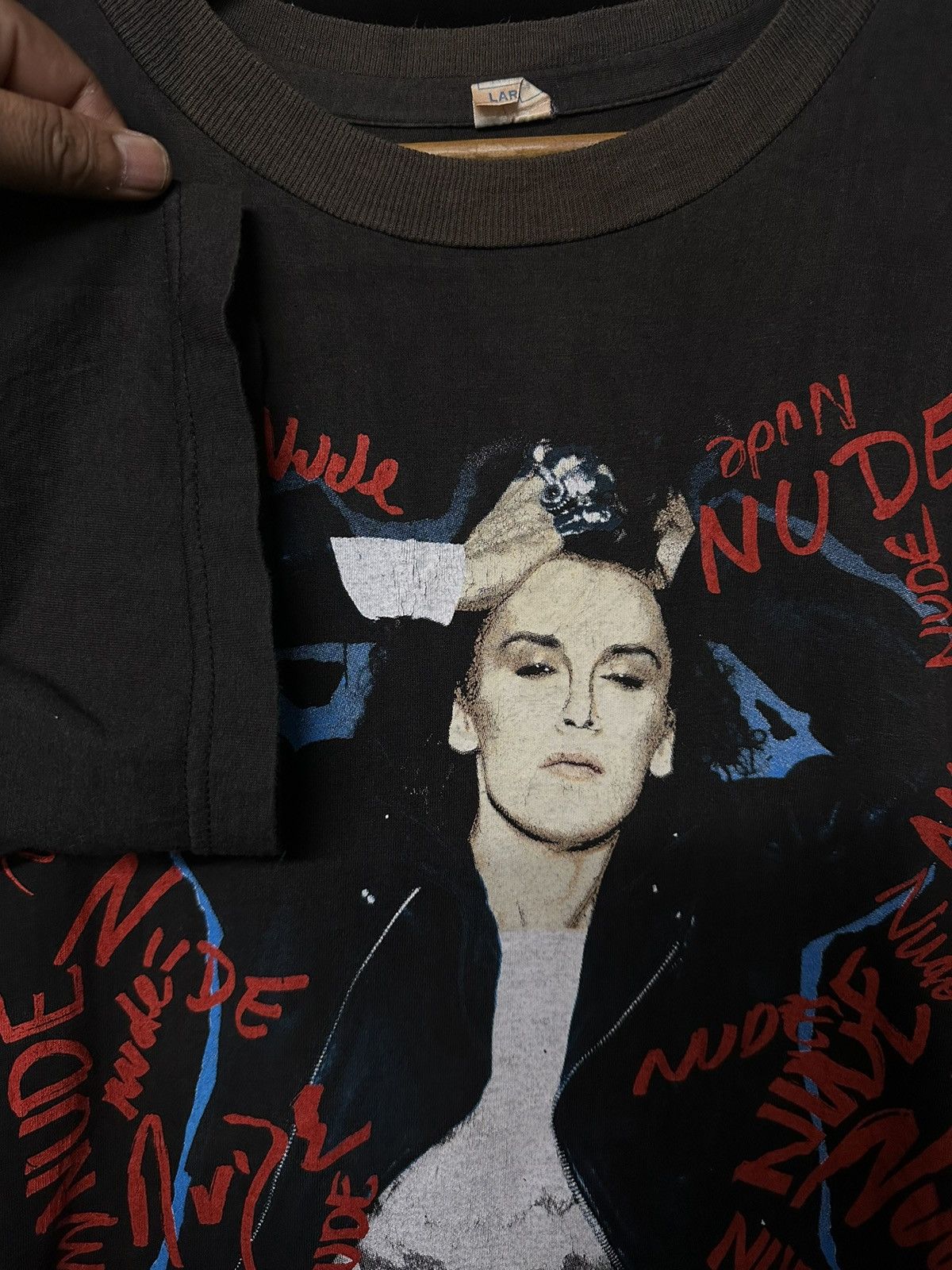 Band Tees Rare Vintage 80s Pete Burns Tour Japan Europe Tee Faded Size US L / EU 52-54 / 3 - 6 Thumbnail