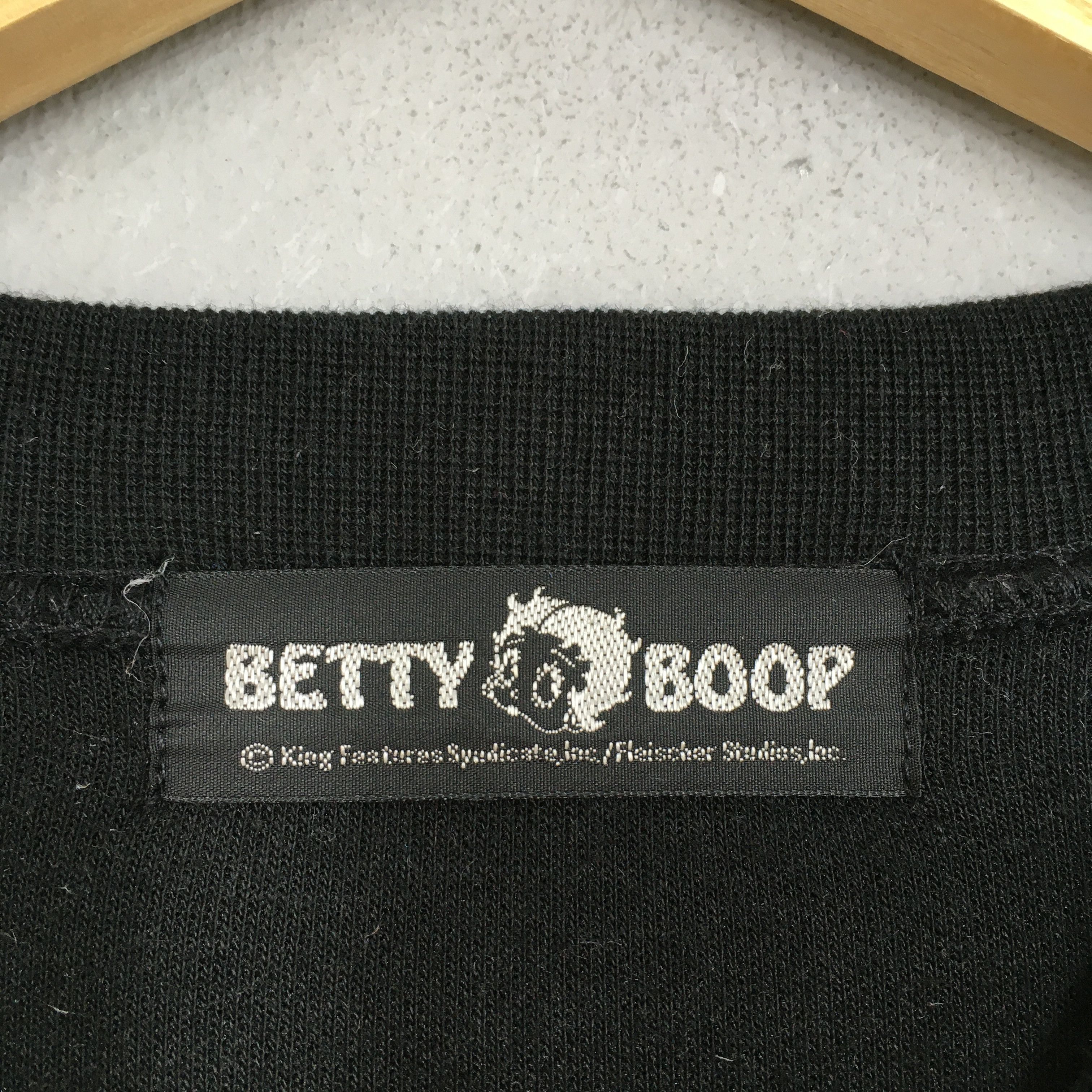Cartoon Network Vintage 90s Betty Boop Black Sweatshirt Medium Size US M / EU 48-50 / 2 - 4 Thumbnail