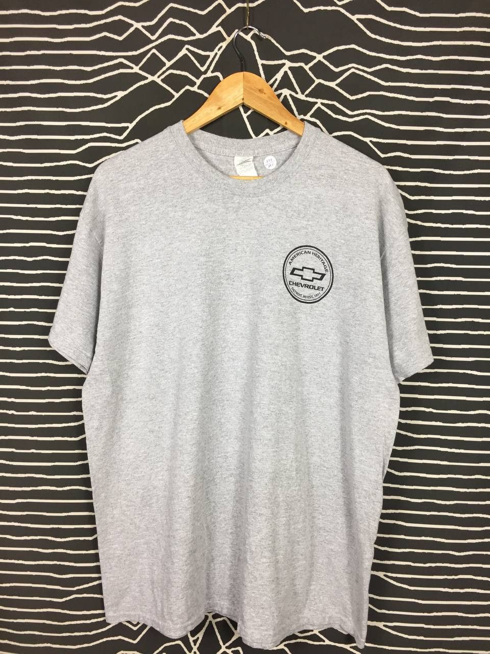 Gildan × Mustang × Vintage Chevrolet An American Heritage Big Logo Racing Tee Size US XL / EU 56 / 4 - 5 Thumbnail