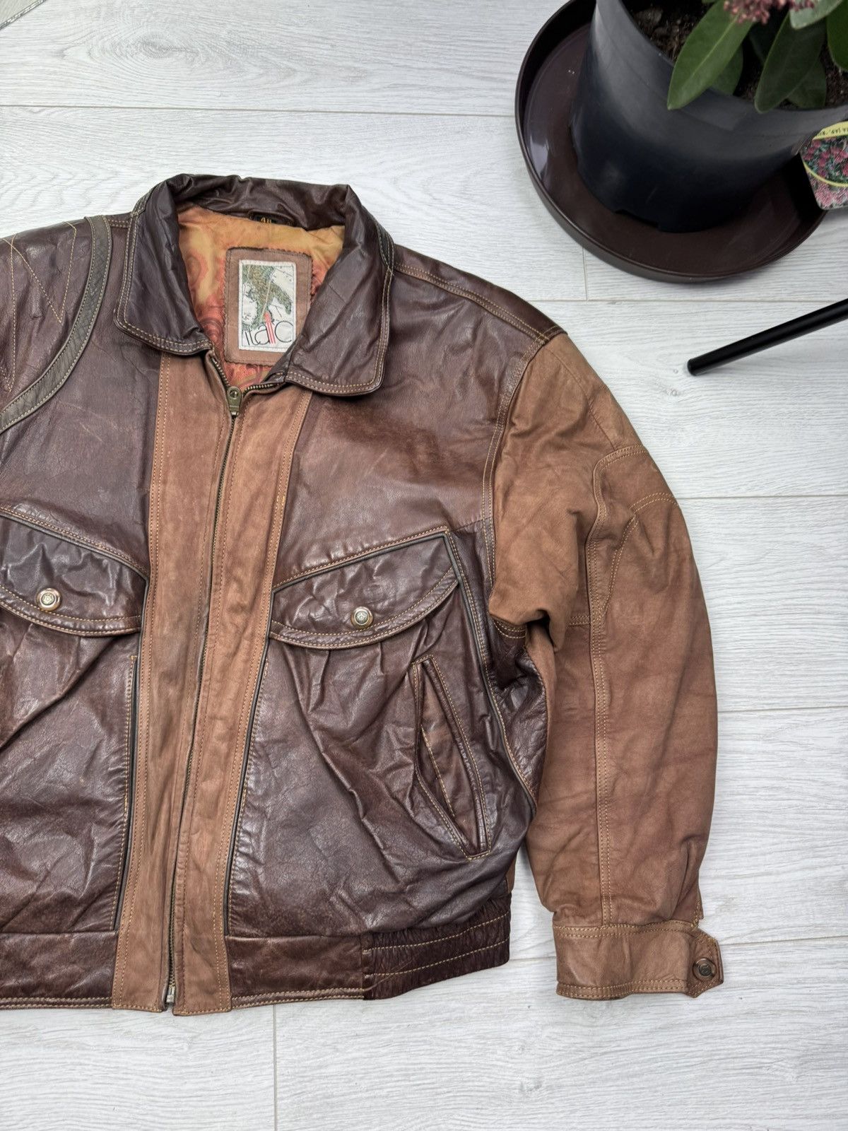 Hysteric Glamour CRAZY RICK OWENS STYLE SUEDE LEATHER JACKET FUR HOOD SWAG Size US M / EU 48-50 / 2 - 3 Thumbnail