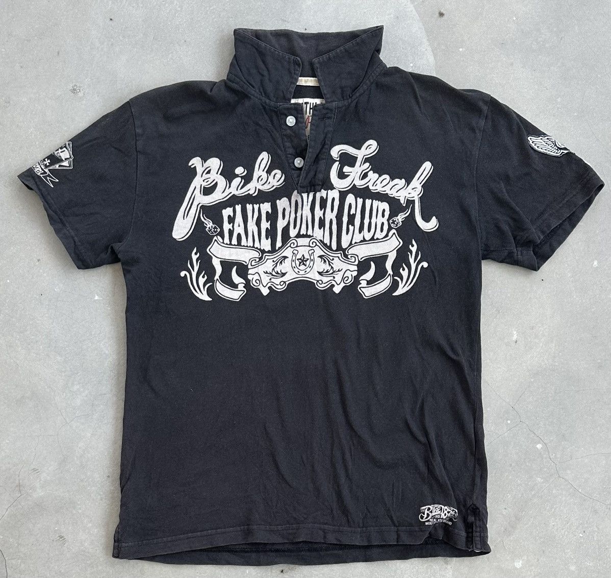 Other BIKE ATHLETIC FAKE POKER CLUB POLO TEE Size US M / EU 48-50 / 2 - 1 Thumbnail