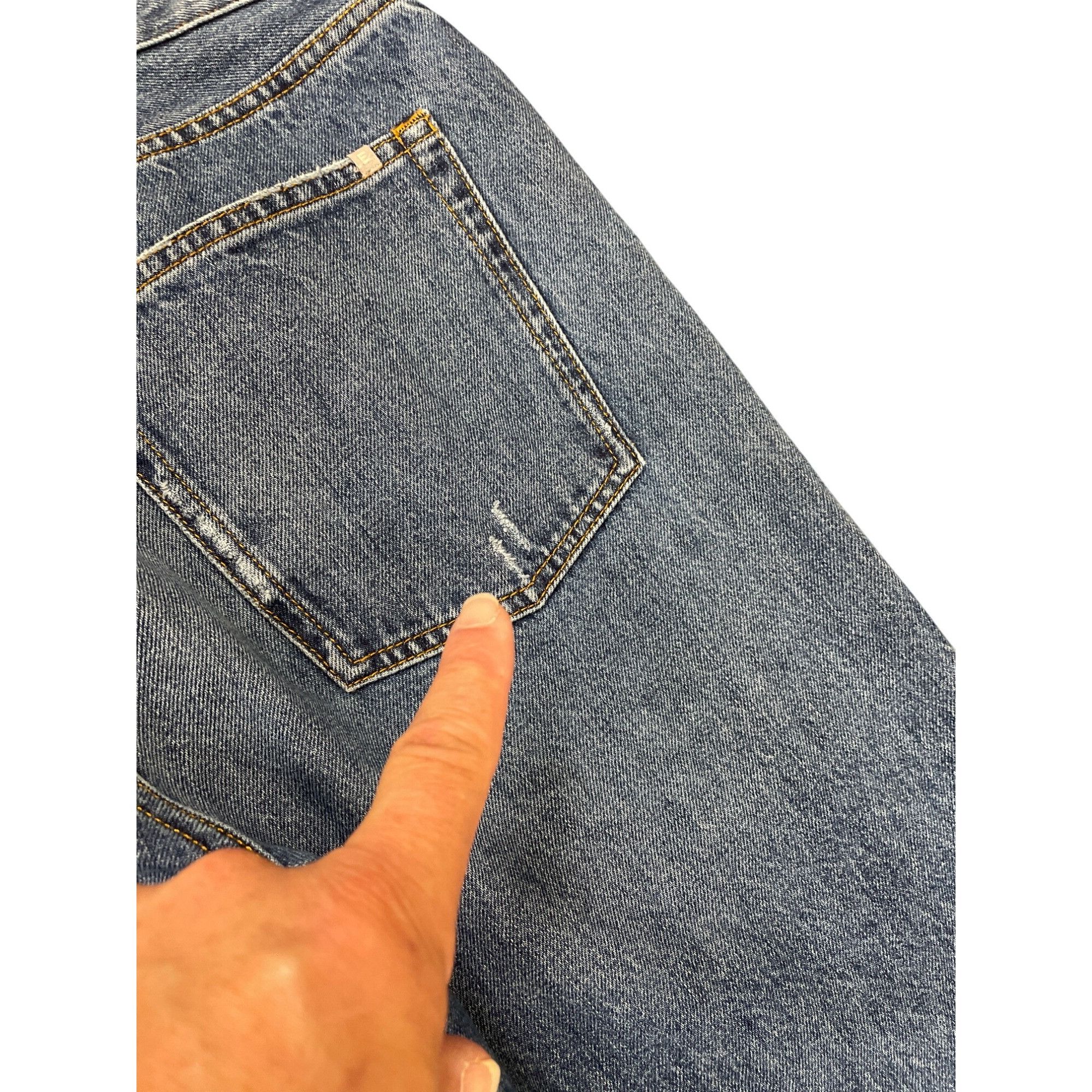 Everlane Everlane Mens Relaxed Straight Fit Blue Denim Jeans size 29R Size US 29 - 16 Thumbnail