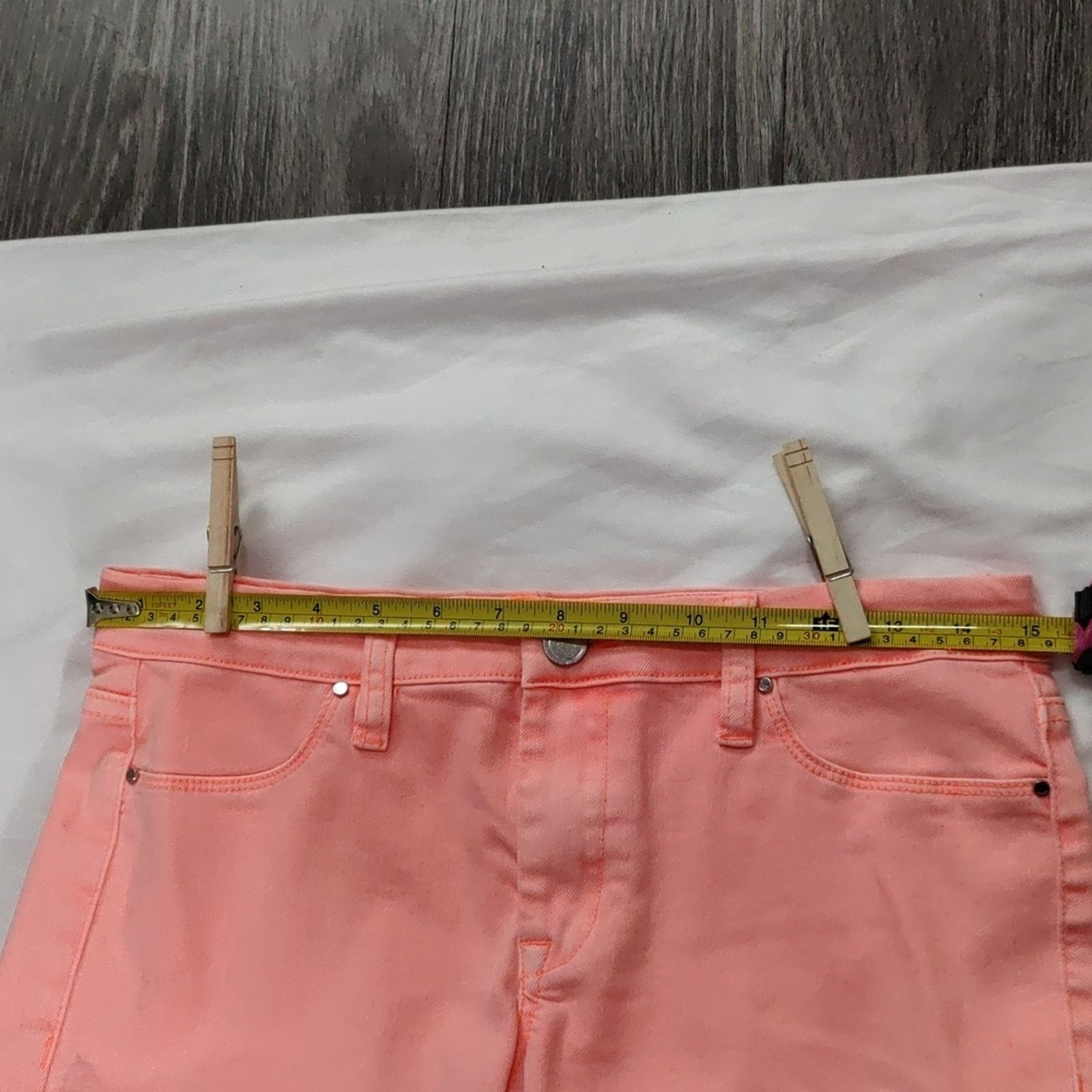BLANKNYC Blank NYC Peach Low Rise Flat Front Jeans 29 Size 29" - 7 Thumbnail