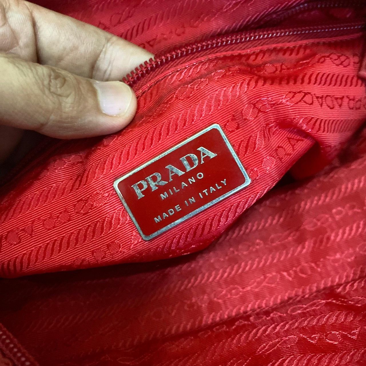 Prada Prada Vintage Tote – Iconic Red Nylon – Everyday Luxury Size ONE SIZE - 5 Thumbnail