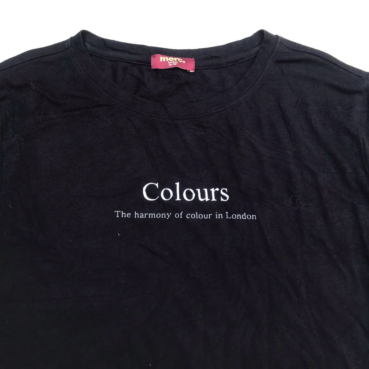 Merc × Other UK Merc London Black Tee Tshrt Colours The Harmony of colour Size US M / EU 48-50 / 2 - 2 Thumbnail