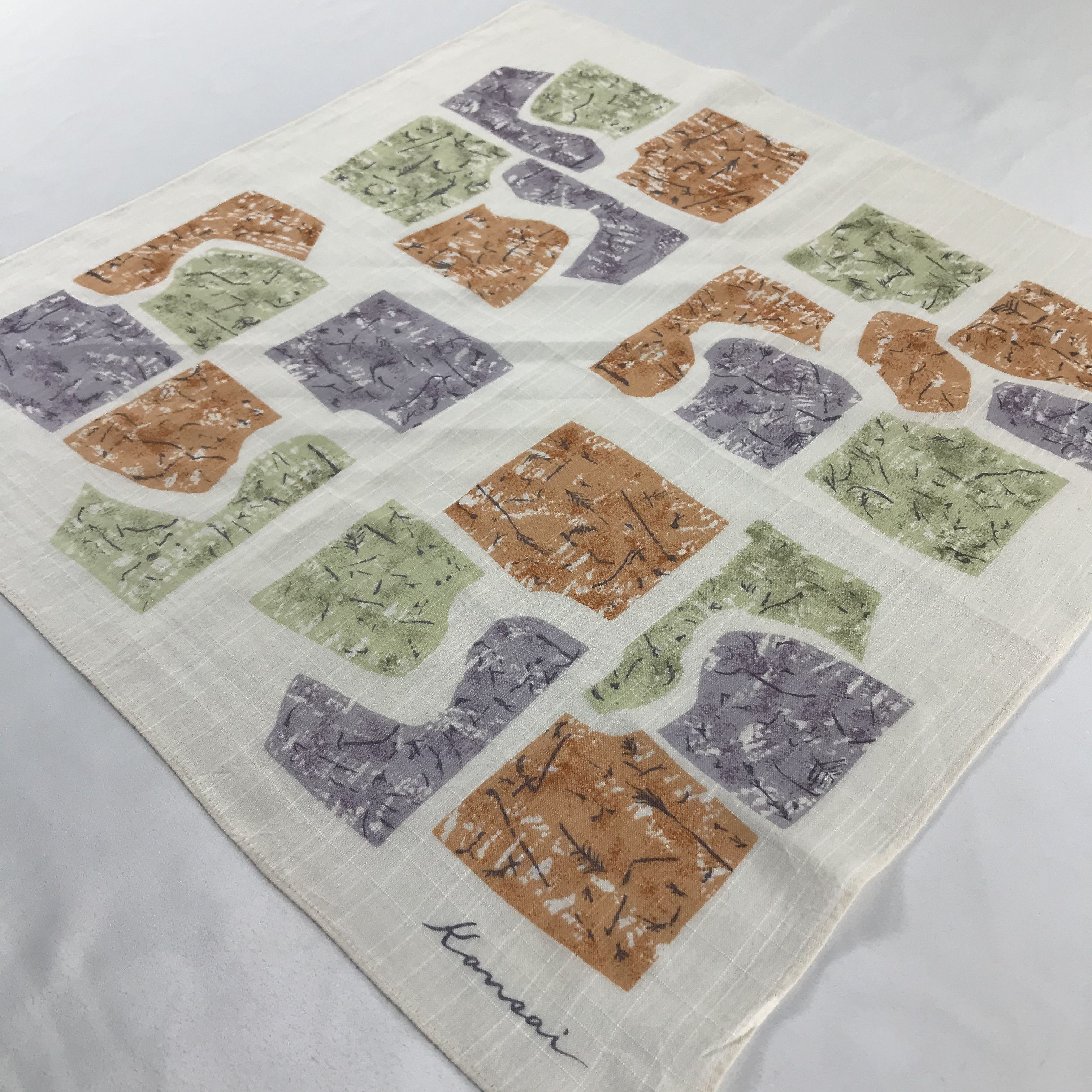 Kansai Yamamoto × Vintage Kansai Yamamoto Bandana/ Handkerchief / Neckerchief Size ONE SIZE - 4 Thumbnail