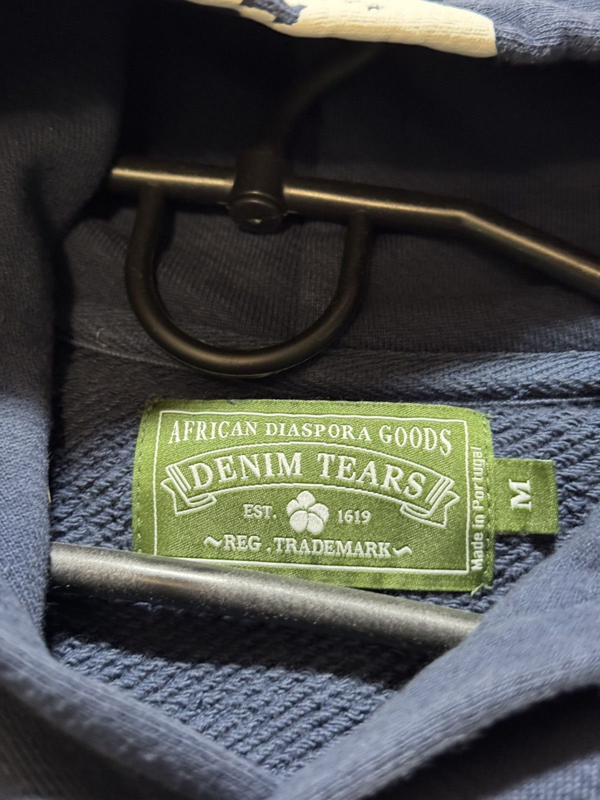 Japanese Brand Denim tears Blue hoodie Size US M / EU 48-50 / 2 - 5 Thumbnail