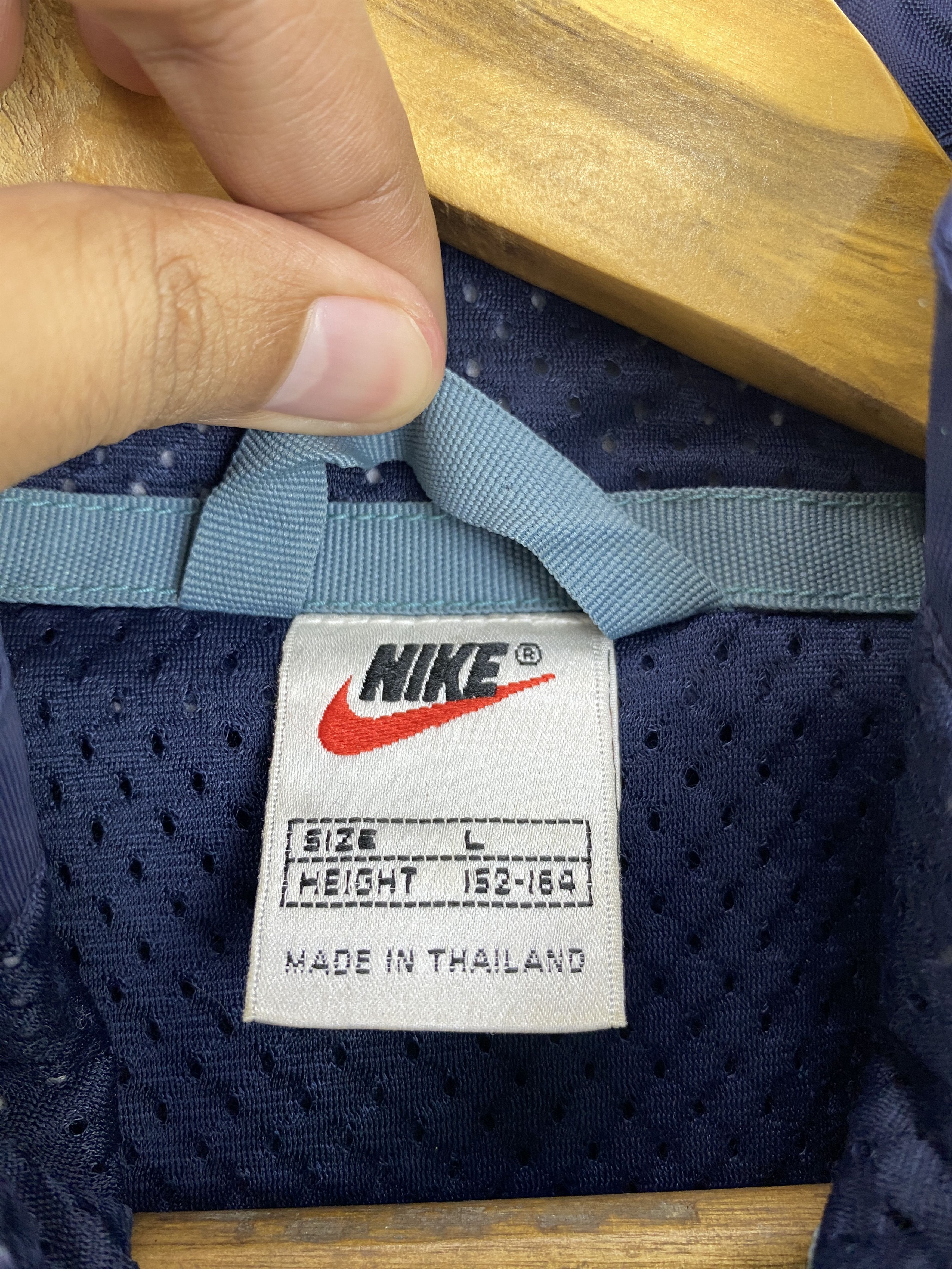 Nike Vintage 90s Nike Spellout Half Zipper Light Jacket WN0002 Size US L / EU 52-54 / 3 - 8 Thumbnail