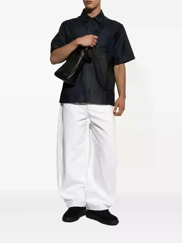 Givenchy o1h1sh11225 Short Sleeve Shirt in Dark Blue Size US L / EU 52-54 / 3 - 5 Thumbnail