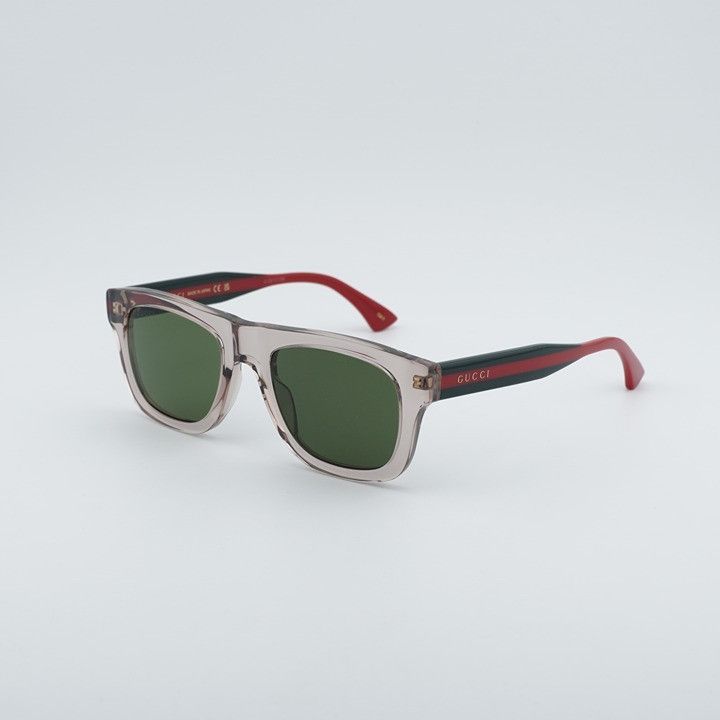 Gucci Gucci GG1991S 003 Sunglasses Shiny Transparent Brown Square Size ONE SIZE - 2 Thumbnail