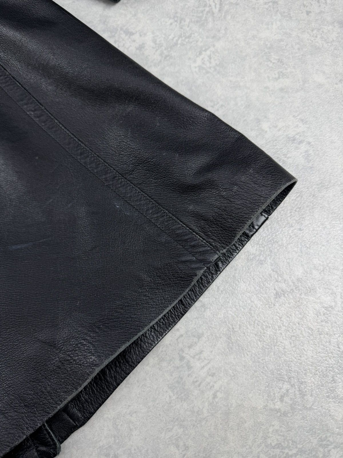 Gianfranco Ferre Vintage Gianfranco Ferre Leather Black Coat Jacket Unisex Size US S / EU 44-46 / 1 - 12 Thumbnail