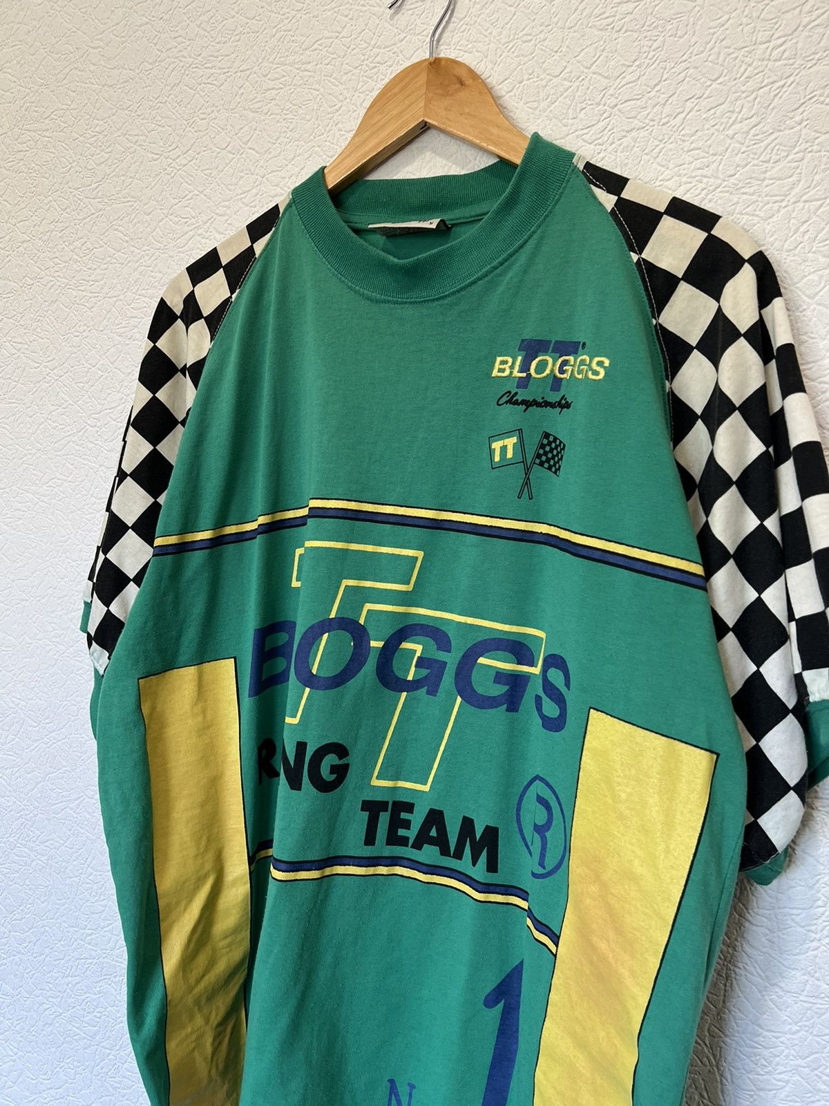 Vintage Vintage 90’s TT Blogs Racing Team F-1 T shirt Tee Size US M / EU 48-50 / 2 - 2 Thumbnail