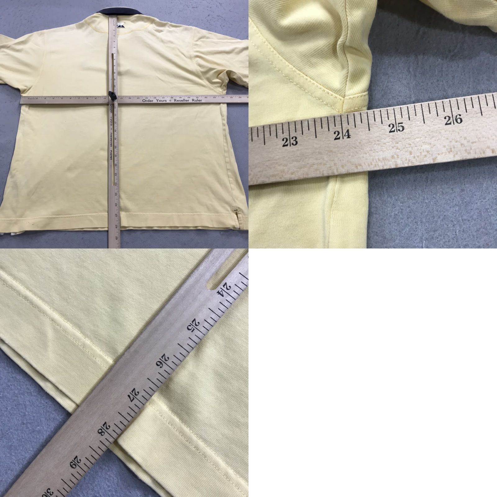 Cutter & Buck VINTAGE Cutter Buck Logo Yellow Golf Polo Shirt Mens XL 90s Baggy Cotton Logo BUSTED Size US XL / EU 56 / 4 - 8 Thumbnail