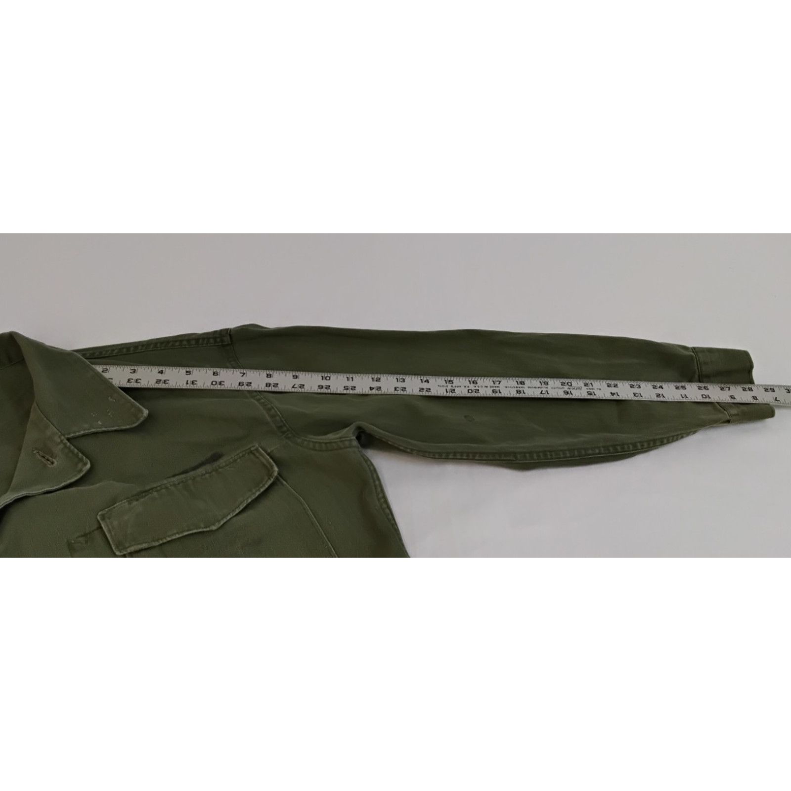 Other USMC Uniform Shirt Men's S Green Herringbone Twill VTG 40s Size US S / EU 44-46 / 1 - 15 Thumbnail