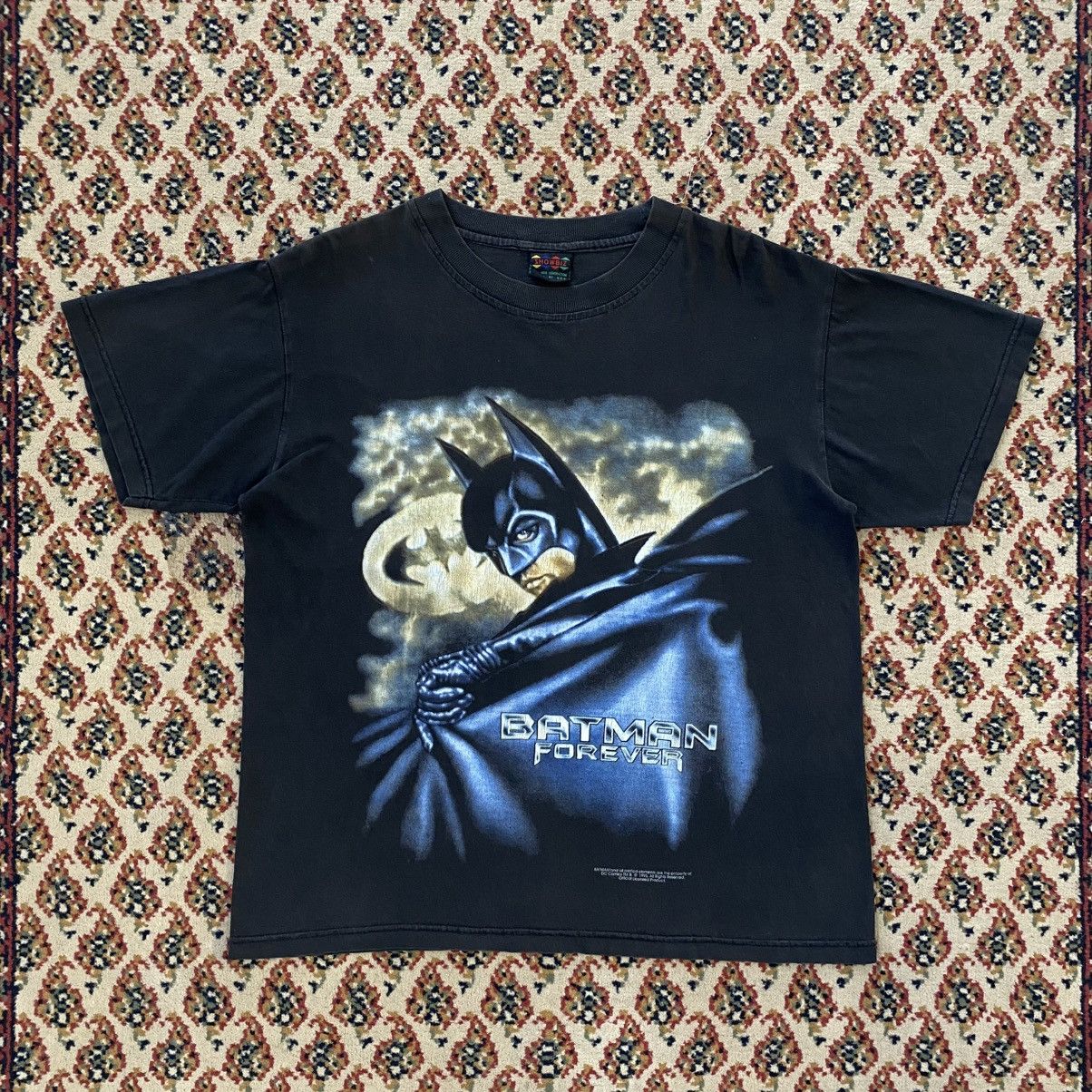 DC Comics × Vintage Vintage 1995 Batman Forever Mirror Print Tee Size US L / EU 52-54 / 3 - 1 Thumbnail