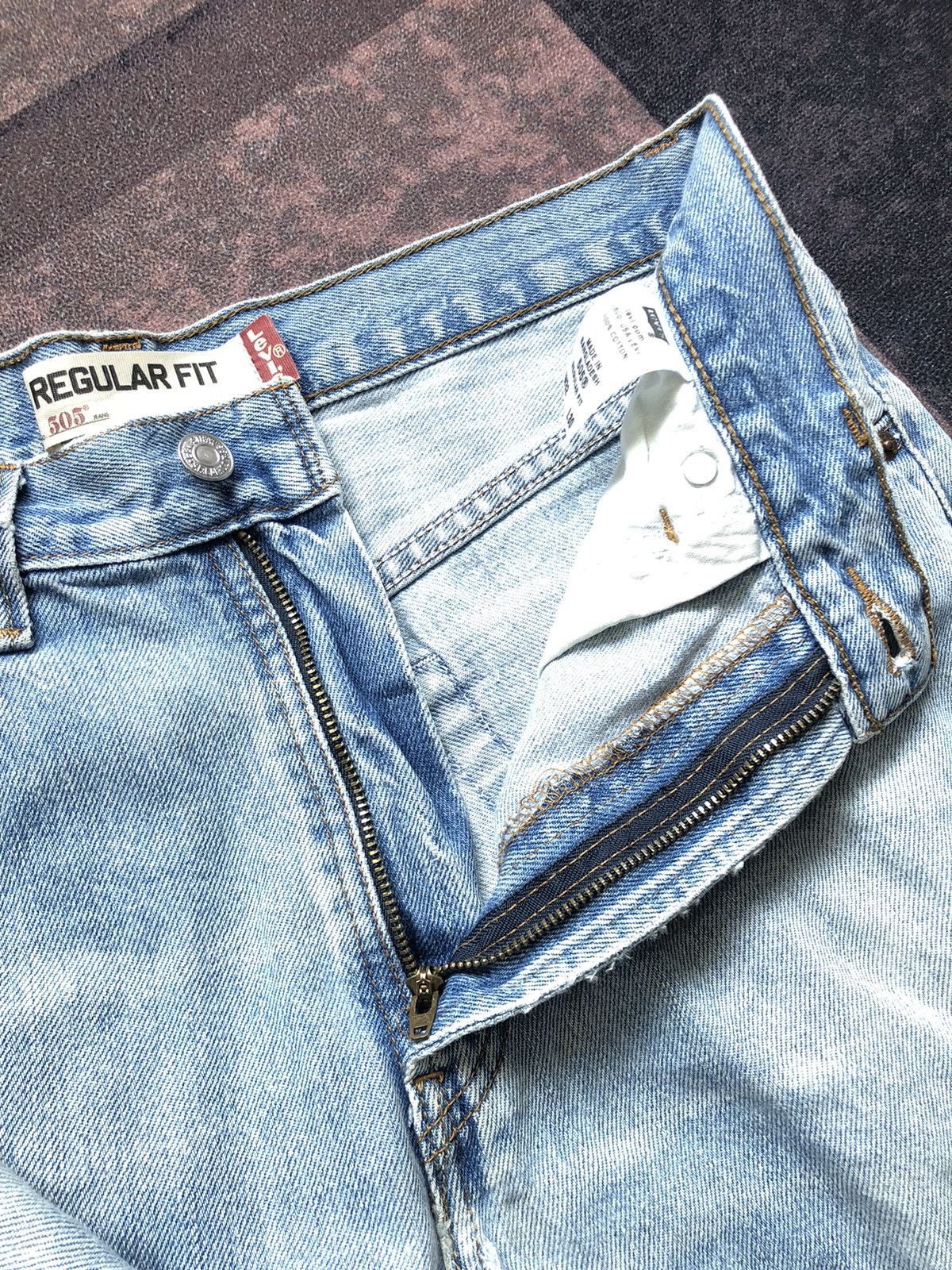 Levi's Vintage Levi's 505 Ripped Jeans Hip Hop Style Size US 34 / EU 50 - 11 Thumbnail