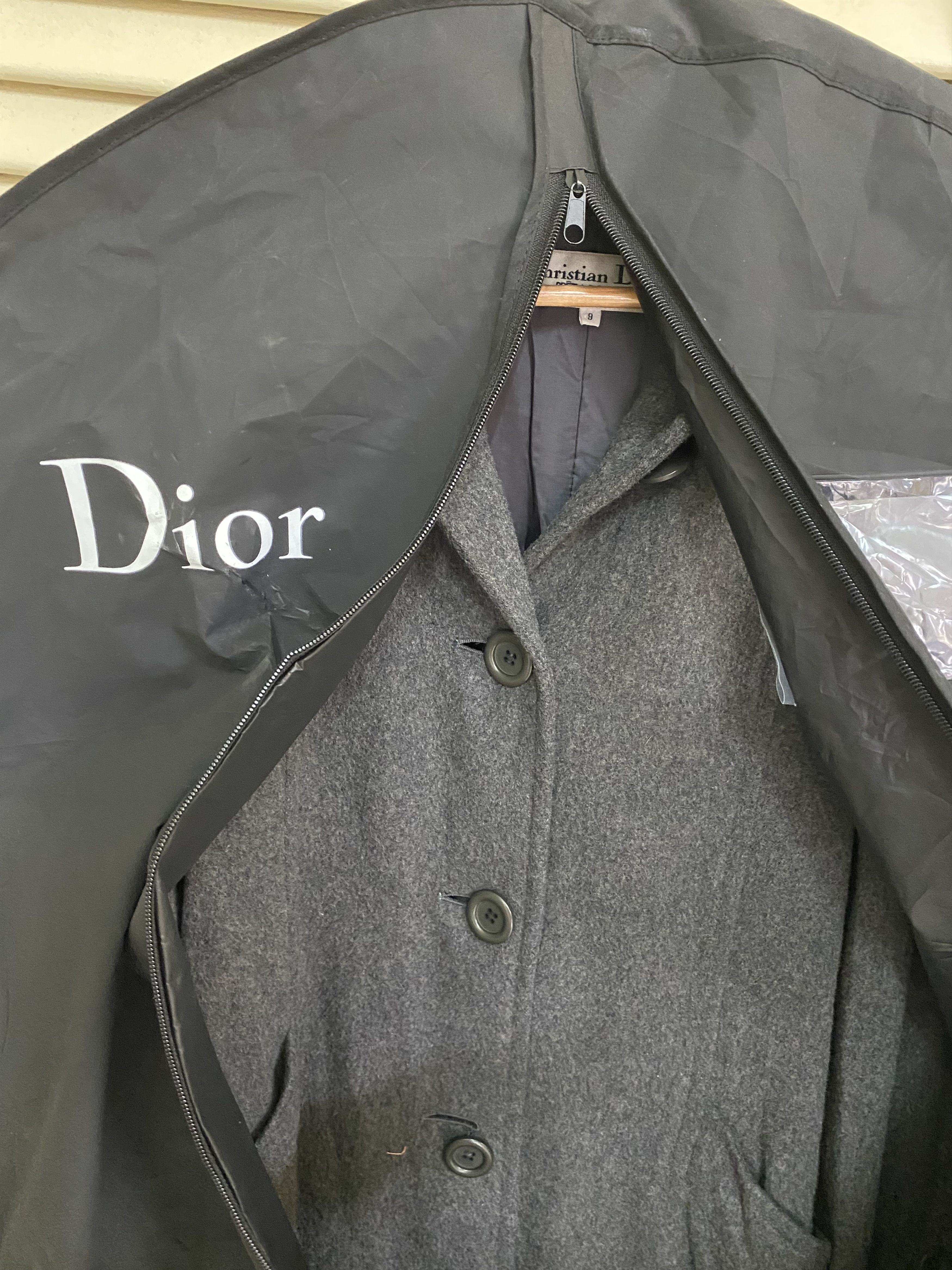 Dior FW Christian Dior Wool Trench Jacket Size US M / EU 48-50 / 2 - 6 Thumbnail