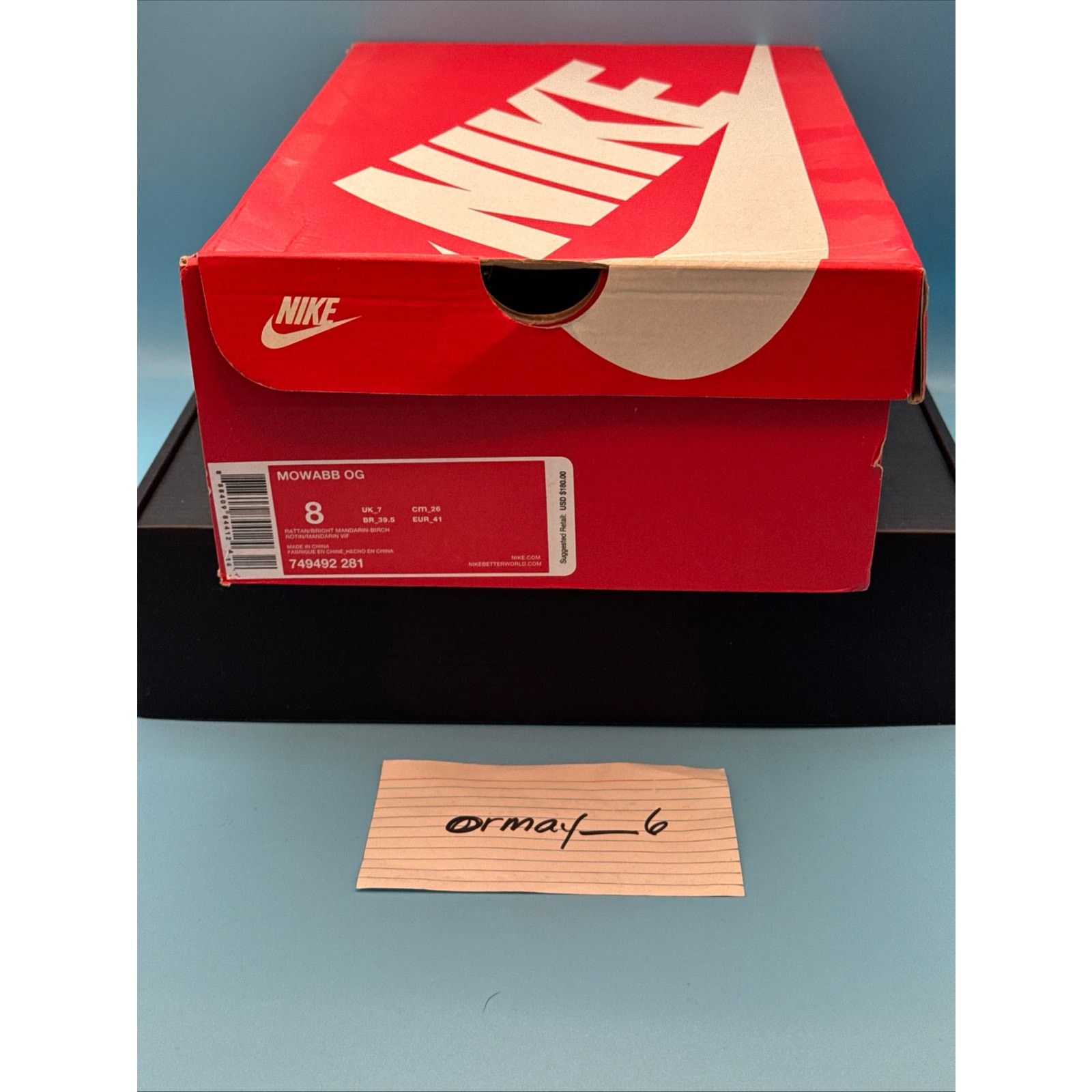 Nike Nike Mowabb OG Rattan Birch m8 w9.5 Size US 8 / EU 41 - 8 Thumbnail