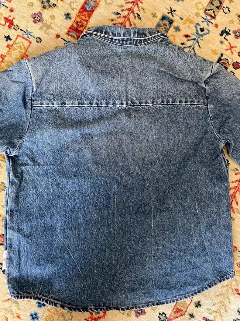 Alexander Wang Alexander Wang Oversized Denim Shirt Blue- Size S / US 4 / IT 40 - 3 Thumbnail
