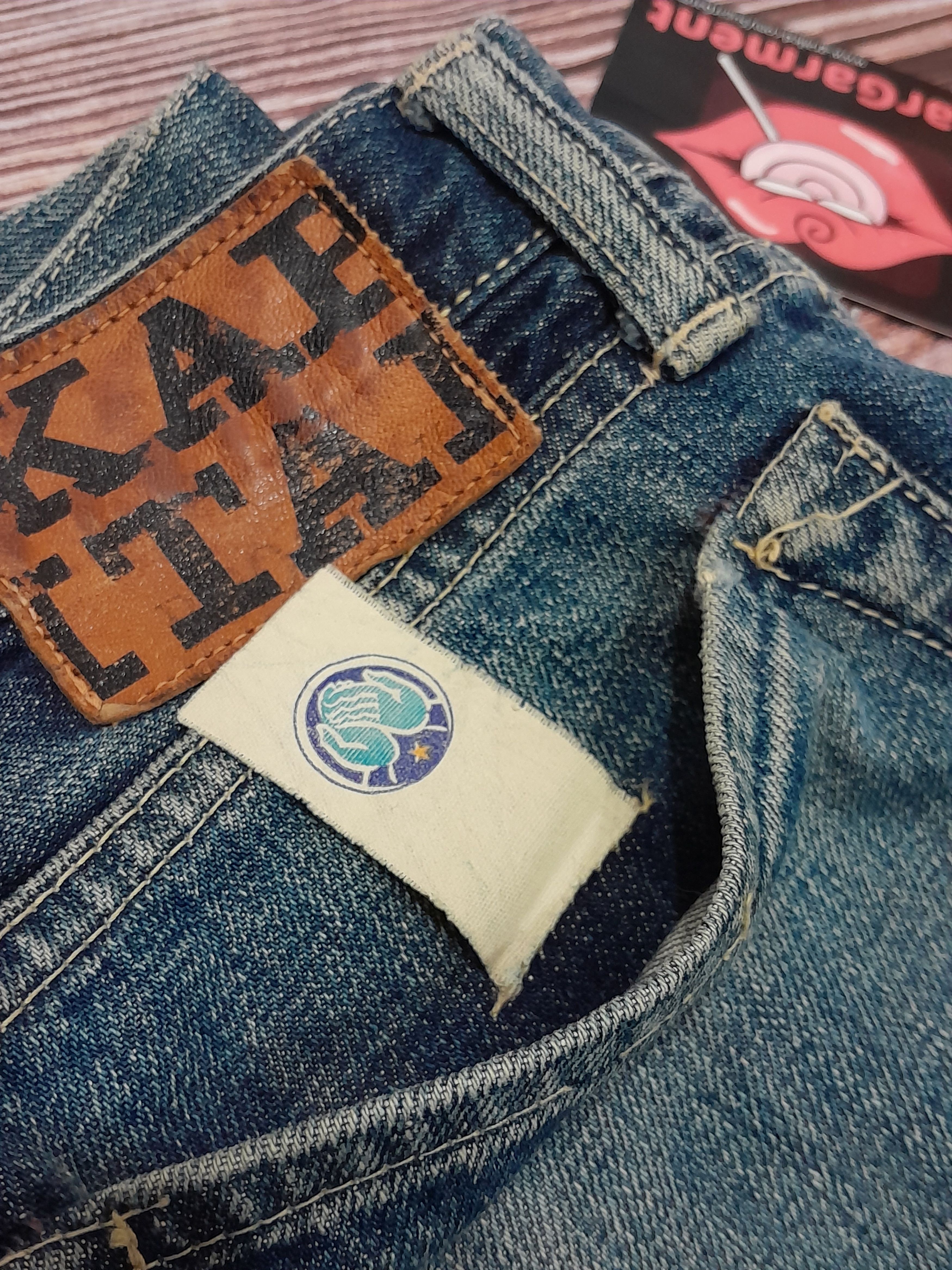 Japanese Brand KAPITAL jeans Selvedge Vintage Size US 33 - 19 Thumbnail