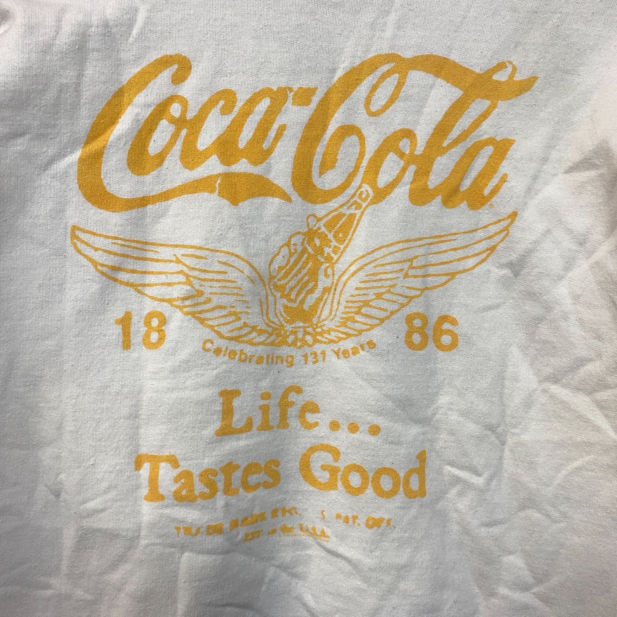 Coca Cola Coca-Cola Life Tastes Good Winged Coke Promo Crop Crewneck S Size S / US 4 / IT 40 - 2 Thumbnail