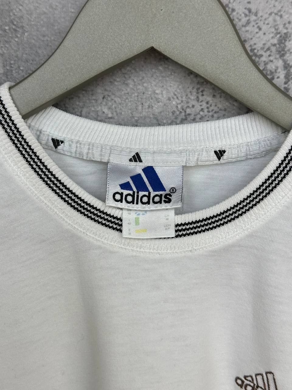 Adidas Adidas Vintage Retro Ringer T-Shirt White Small Logo Size US S / EU 44-46 / 1 - 11 Thumbnail