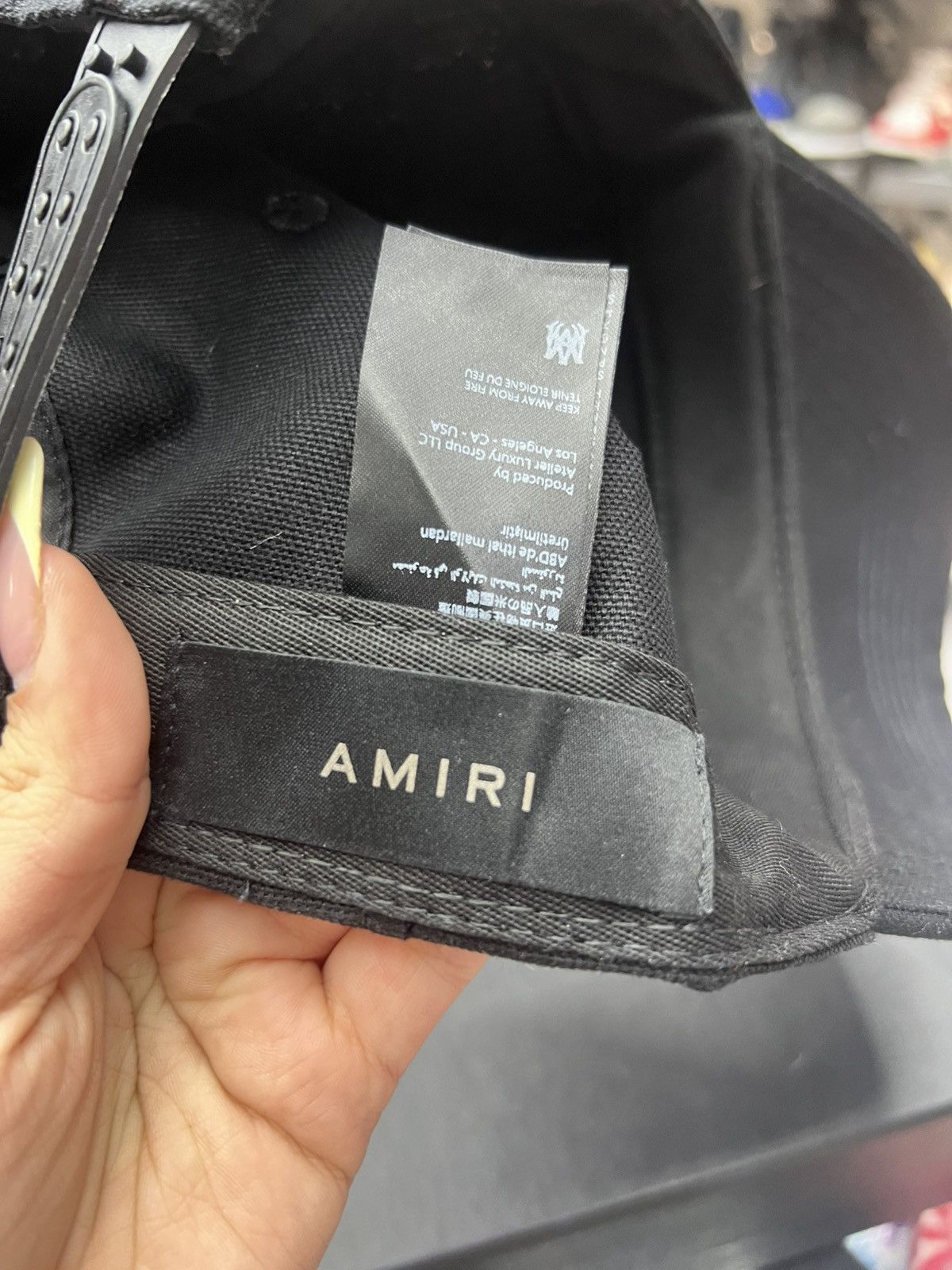 Amiri Amiri Snake Canvas Hat Size ONE SIZE - 8 Thumbnail