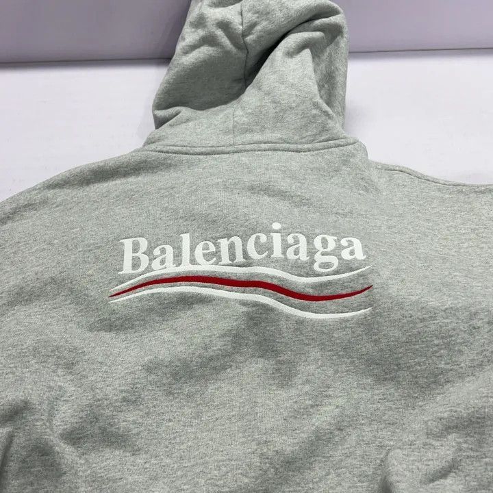Balenciaga Balenciaga FW21 Logo Hoodie for Women 0079-2507 Size S / US 4 / IT 40 - 4 Thumbnail