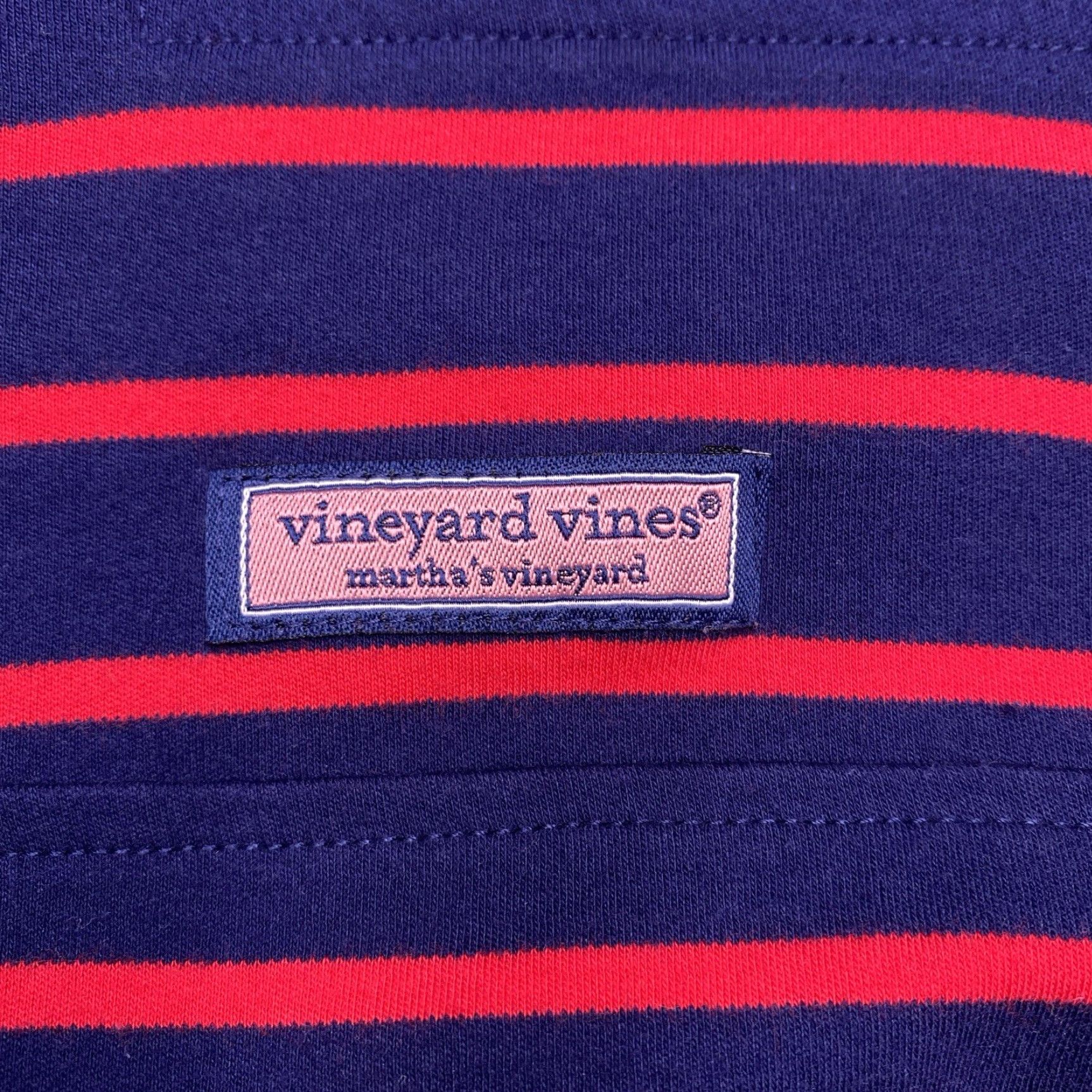 Vineyard Vines Vineyard Vines Hoodie Womens Small Navy Red Striped Stretch Sweater Size S / US 4 / IT 40 - 5 Thumbnail