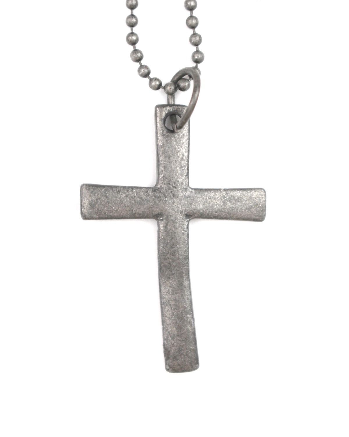 If Six Was Nine 2000S MINIMAL CROSS PENDANT BALL CHAIN NECKLACE Size ONE SIZE - 1 Thumbnail