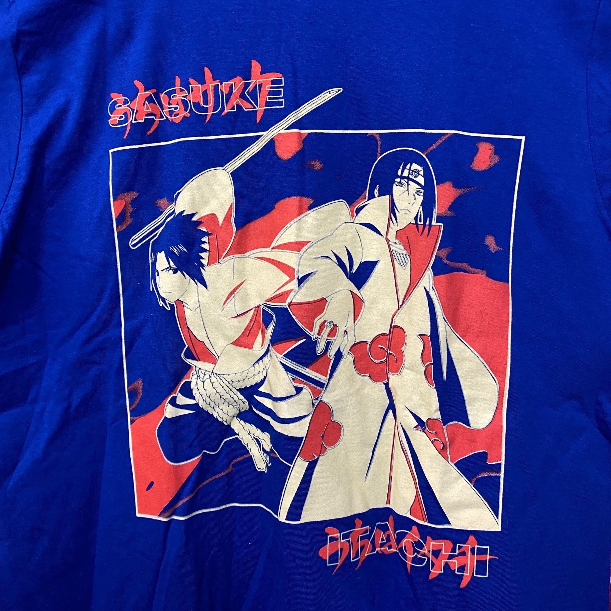 Anime Sasuke & Itachi Uchiha Battle of Bros Naruto Shippuden Tee M Size US M / EU 48-50 / 2 - 2 Thumbnail