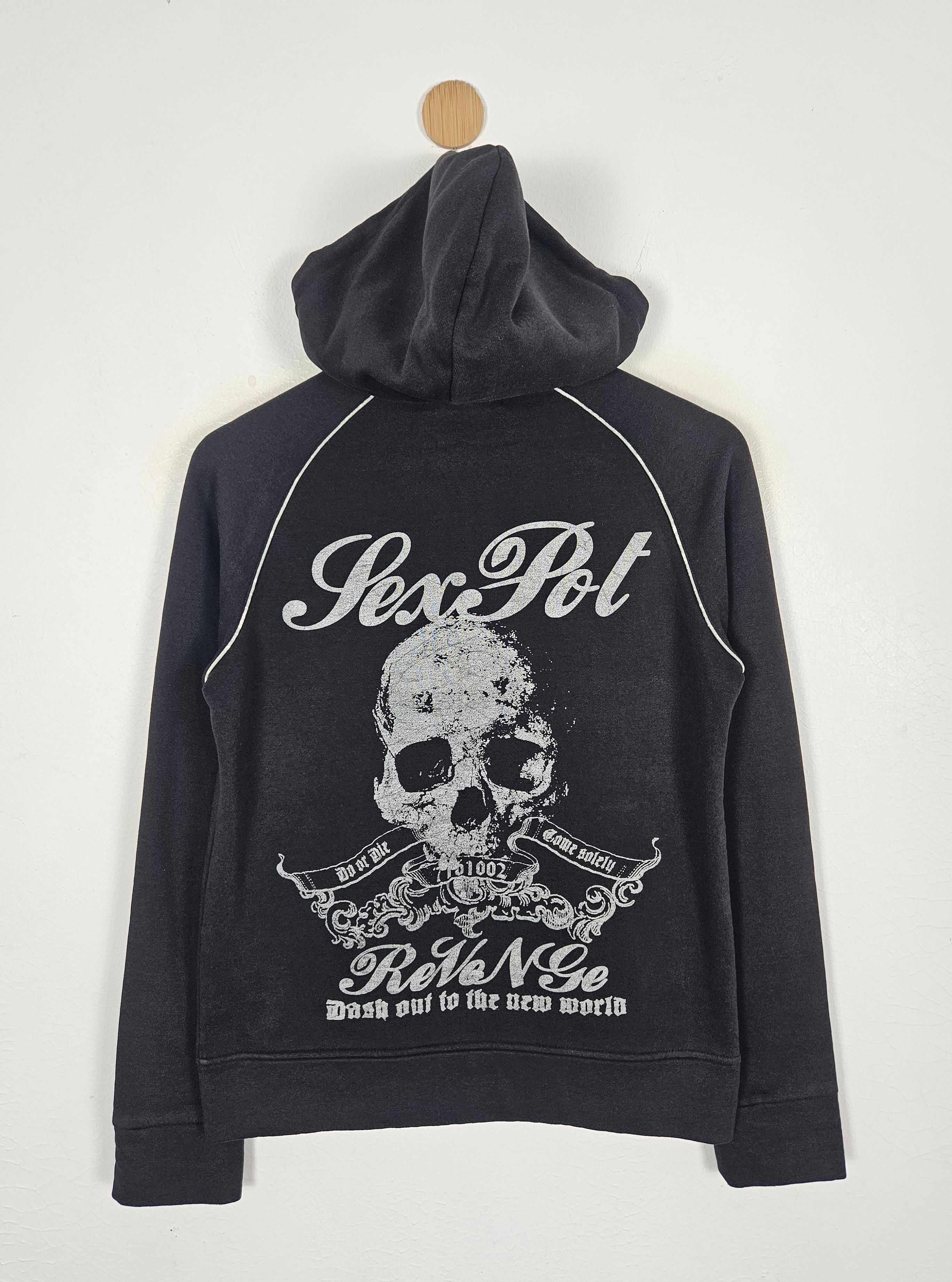 archive SEX POT Revenge スカルギミックシャツ 平成 vintage Sex Pot ReVenGe Killer Blood Japanese Street Punk