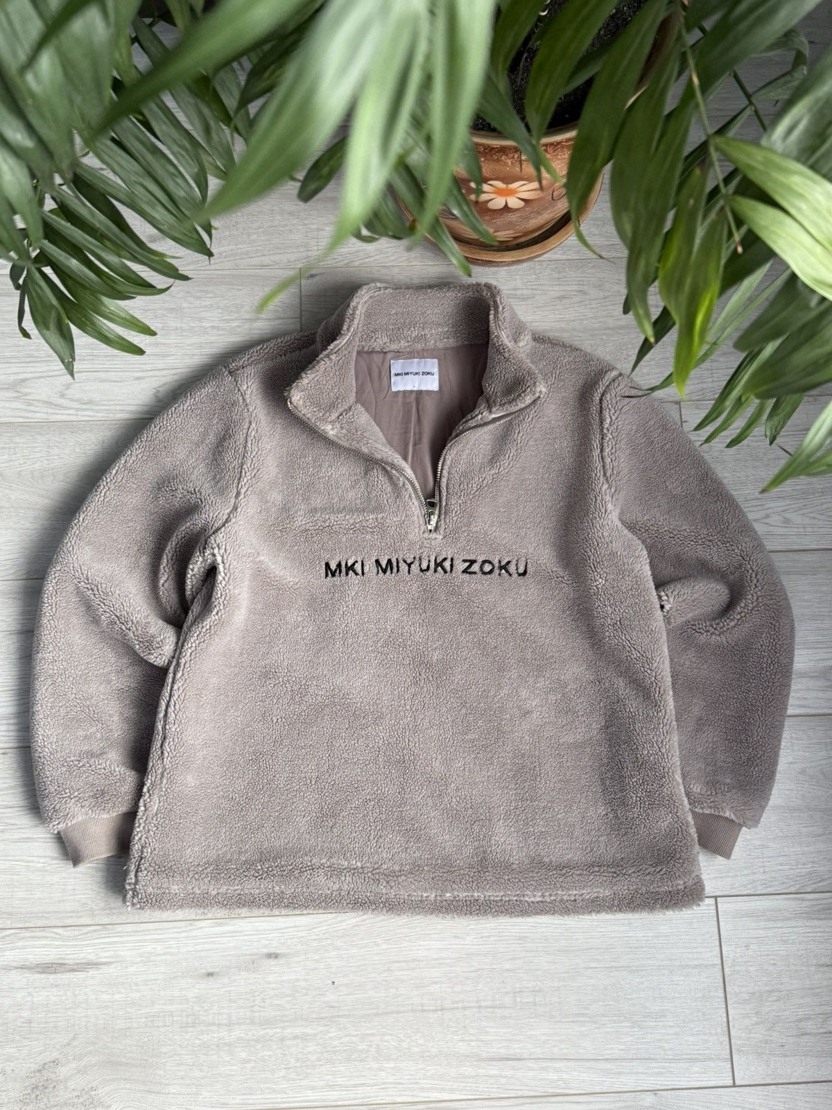 MKI MIYUKI ZOKU SHERPA jacket teddy sweatshirt