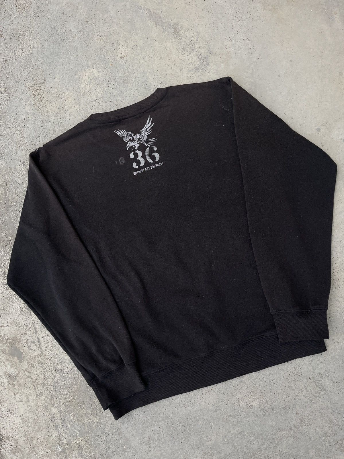 Affliction × Japanese Brand × Vintage Japanese Poem Sukajan Phoenix Bird Pullover Sweatshirt Size US L / EU 52-54 / 3 - 4 Thumbnail